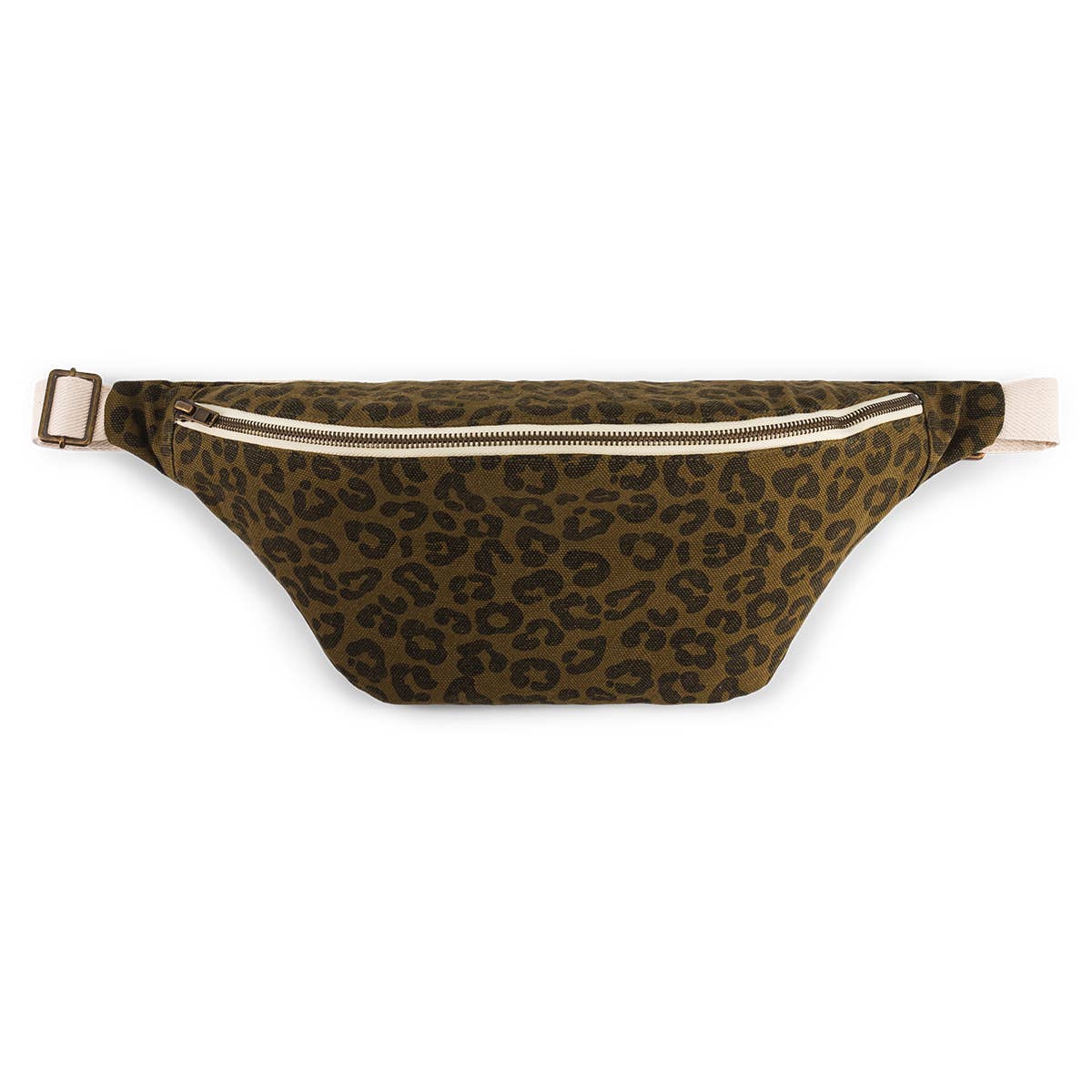 Seiten Tasche - leo/grün