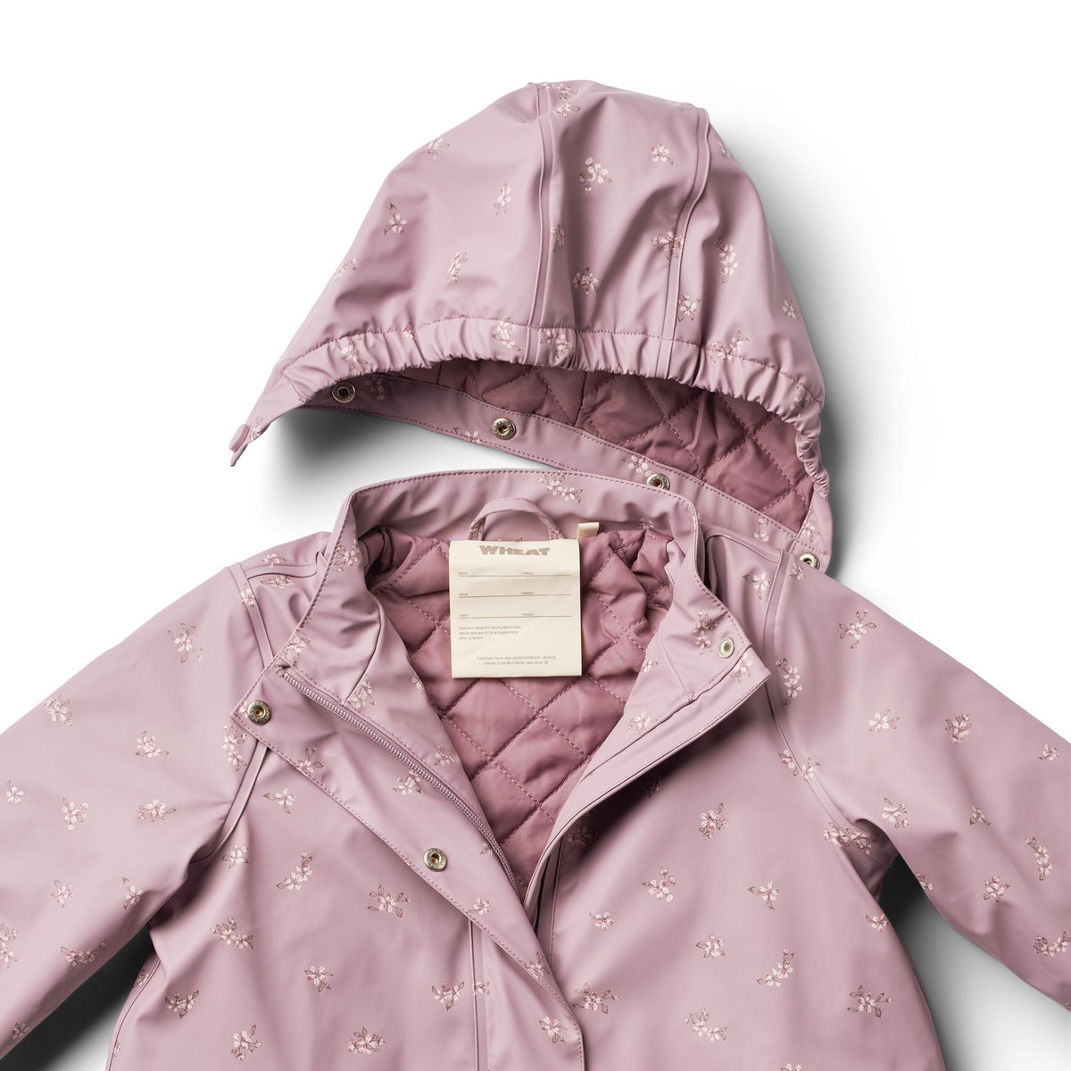 Thermo Regenjacke Rika - soft lilac flowers