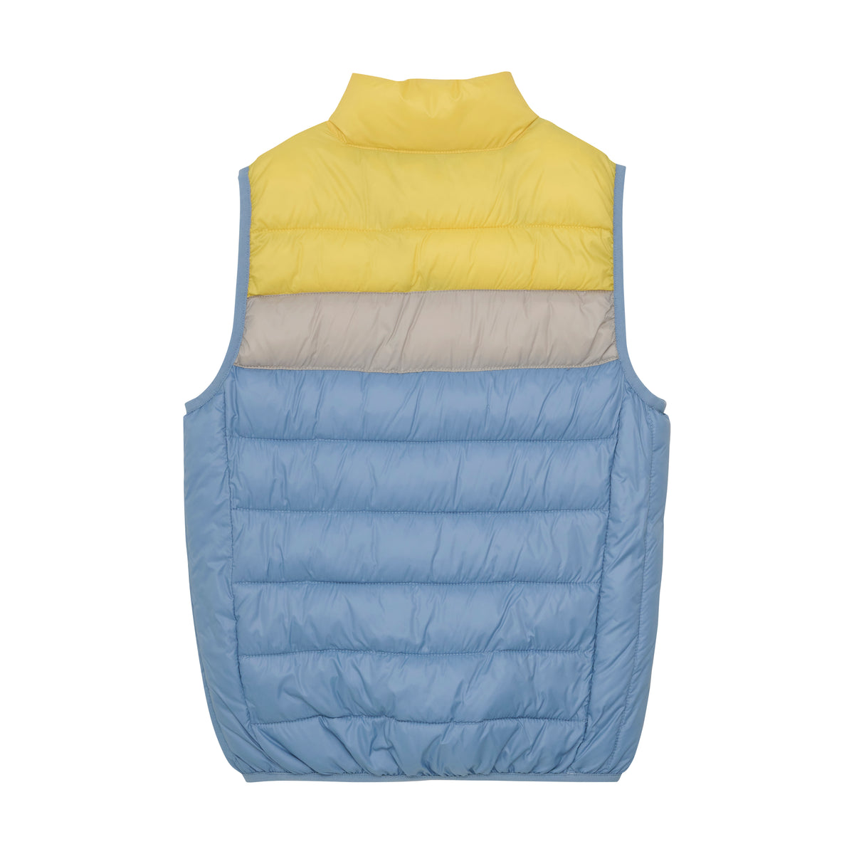 Gilet - colorblock blau