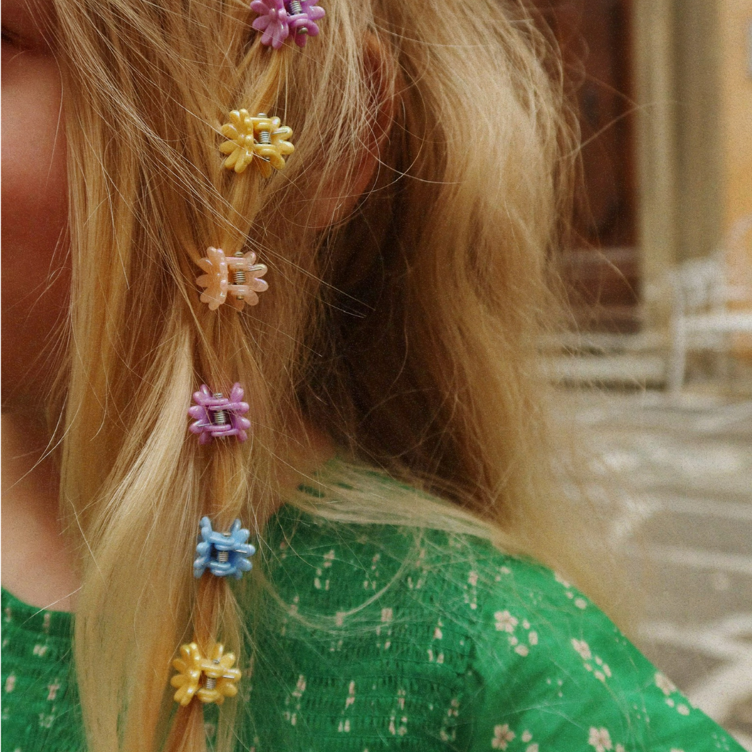 10 Pack Mini Flower Hair