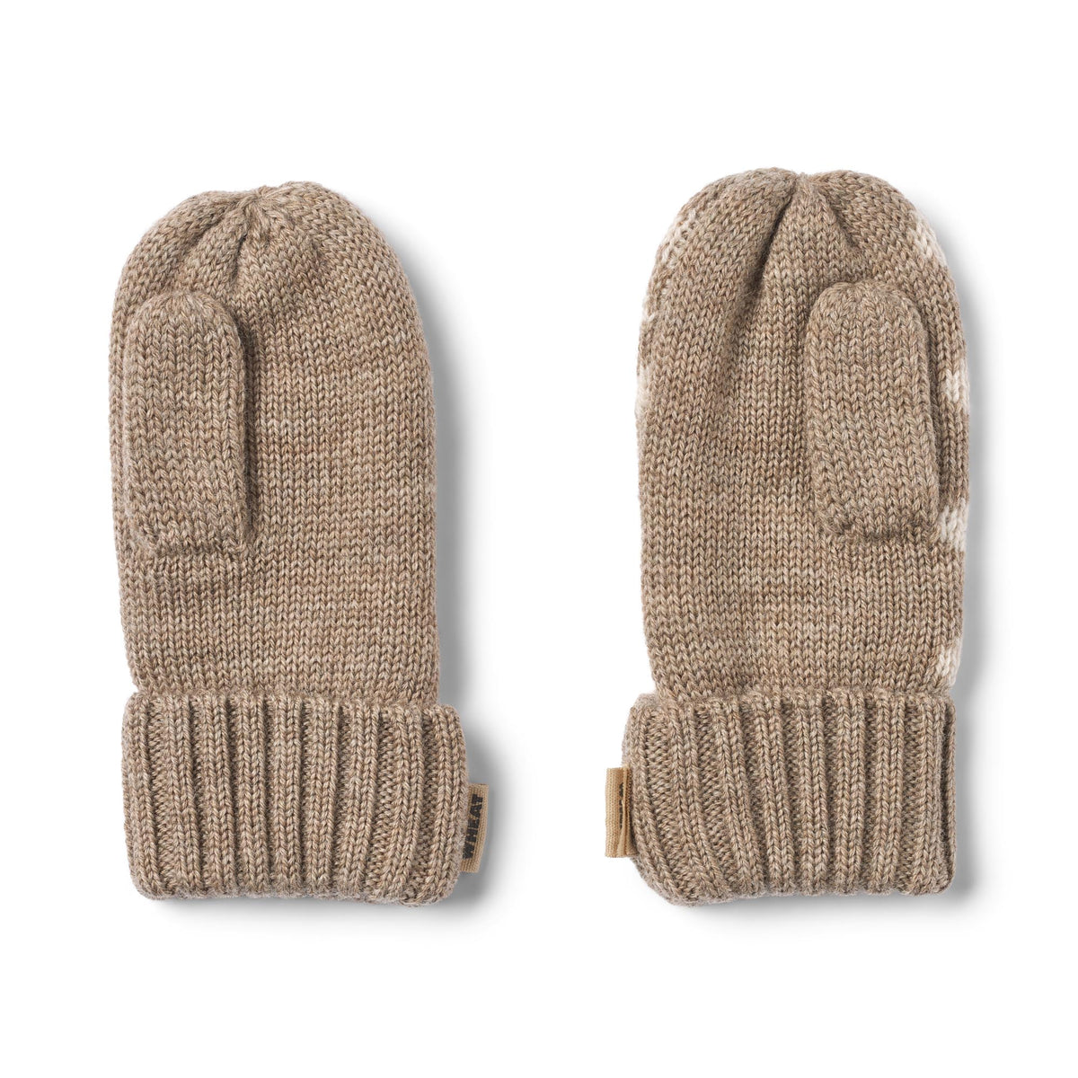 Jacquard Handschuhe Towsi - Grey Camel Melange