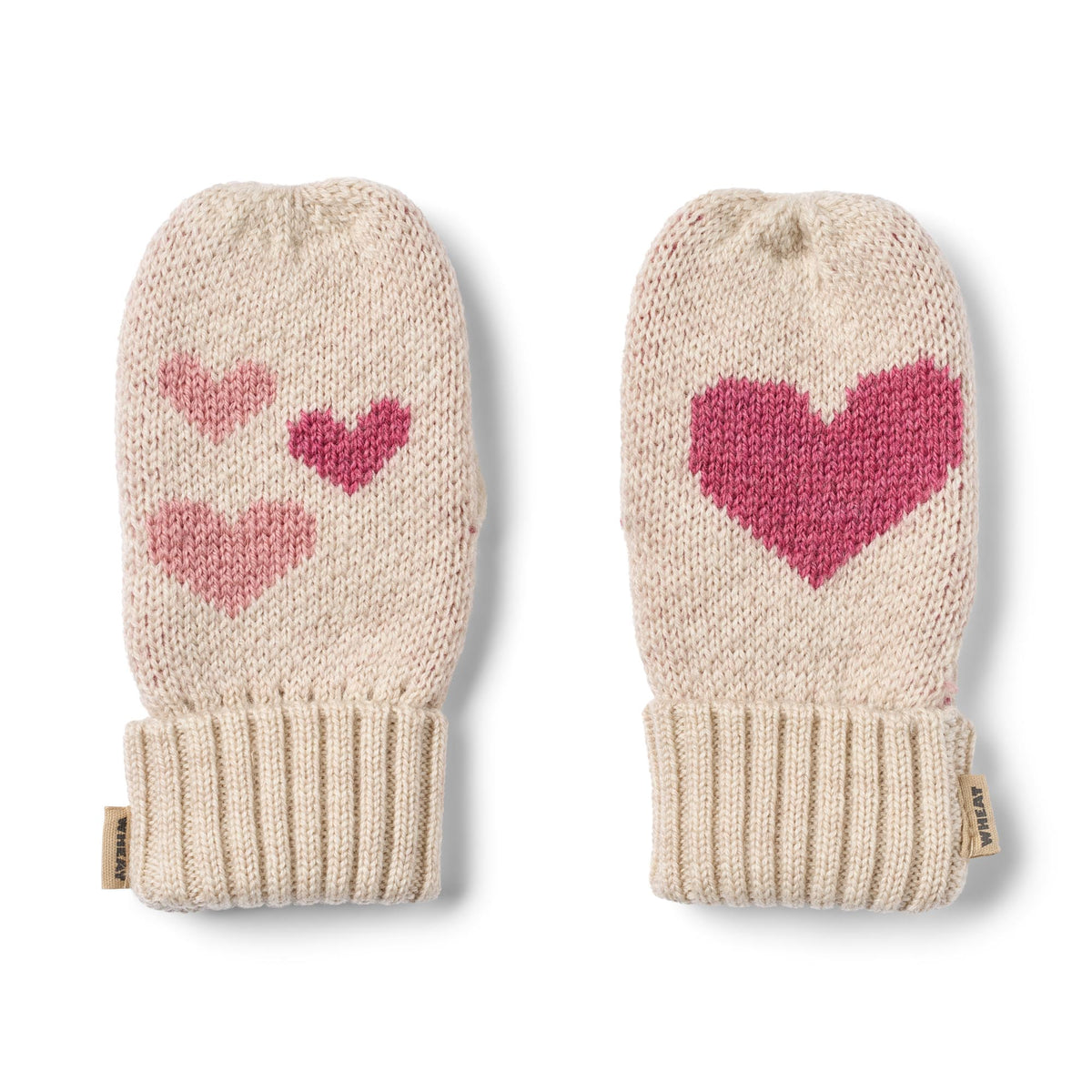 Kinder Fäustlinge Merinowolle Jacquard – warm & weich