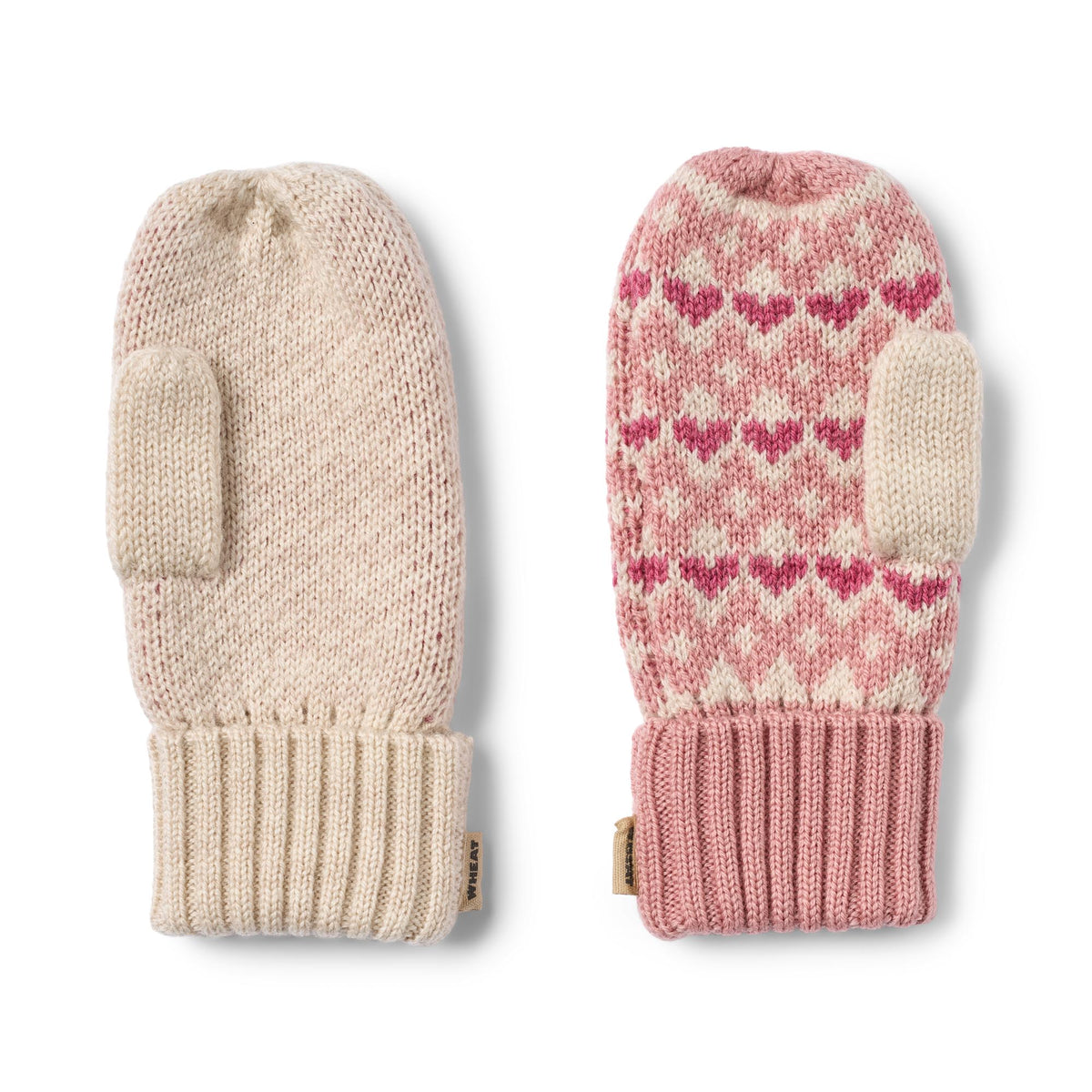 Jacquard Handschuhe haansi - Rose