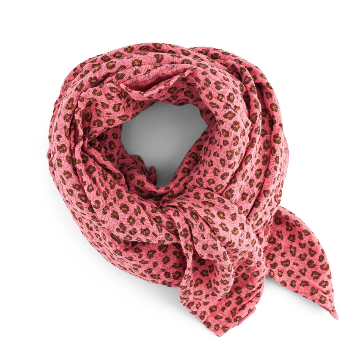 Musselin Halstuch Mama - pink/leo
