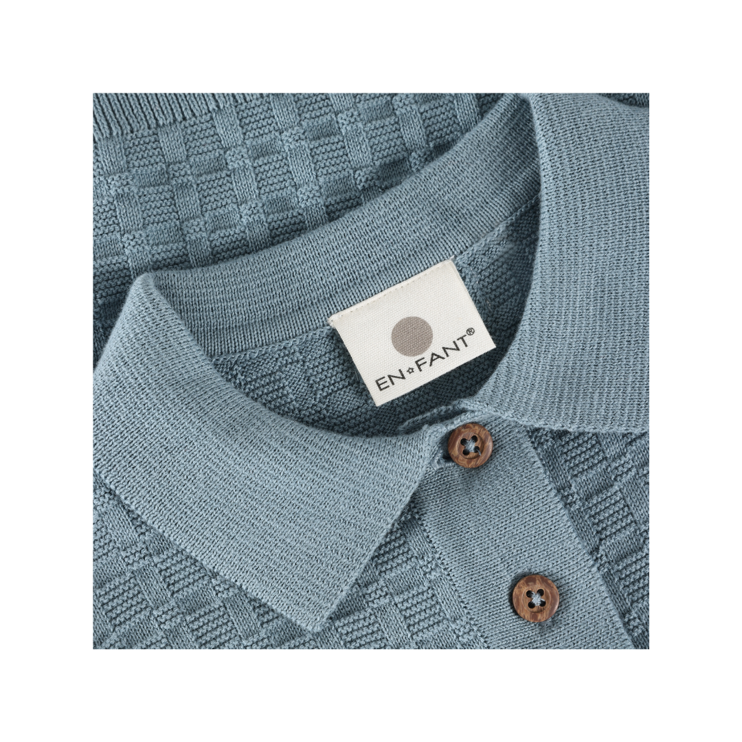 Gestricktes Poloshirt
