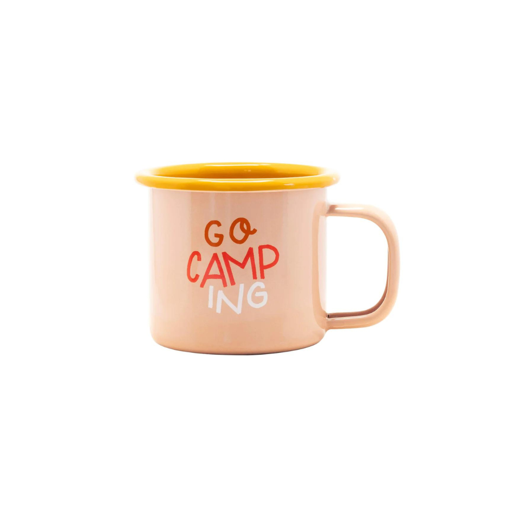 Kleine Emaille Tasse - go camping