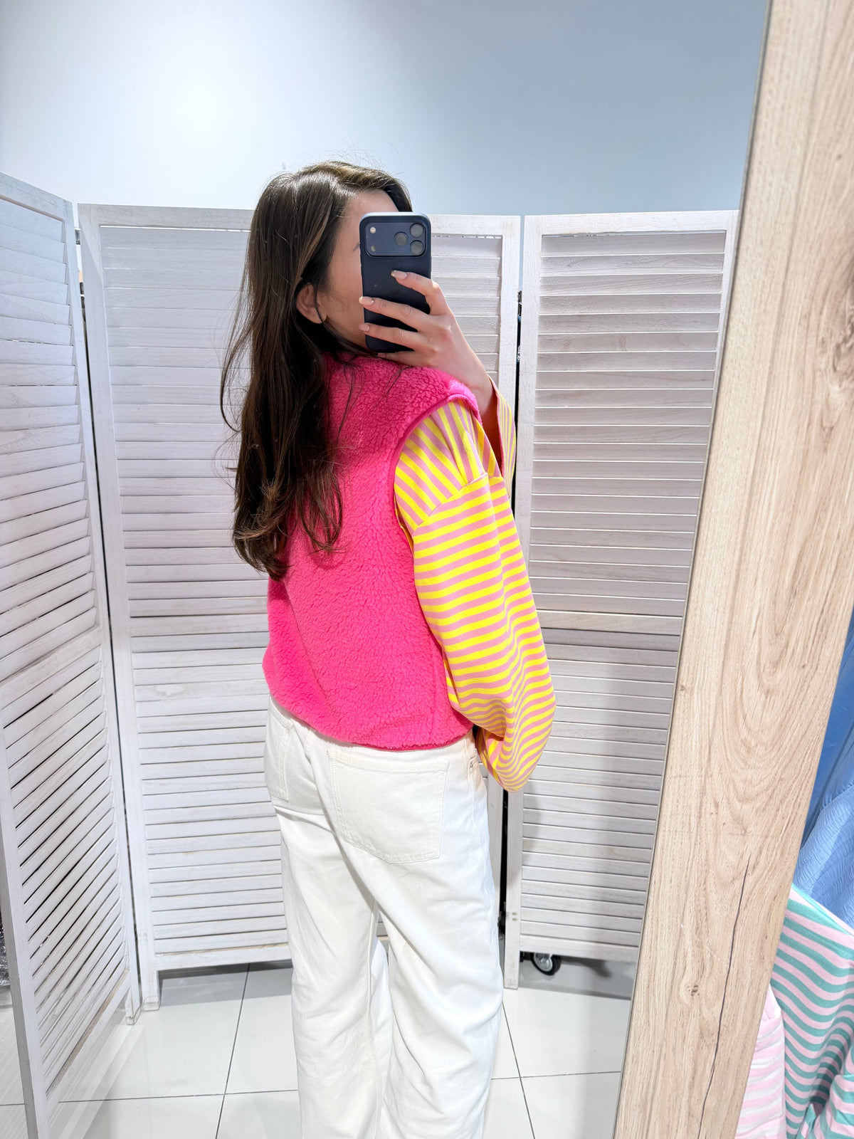 Teddyweste Woman - pink