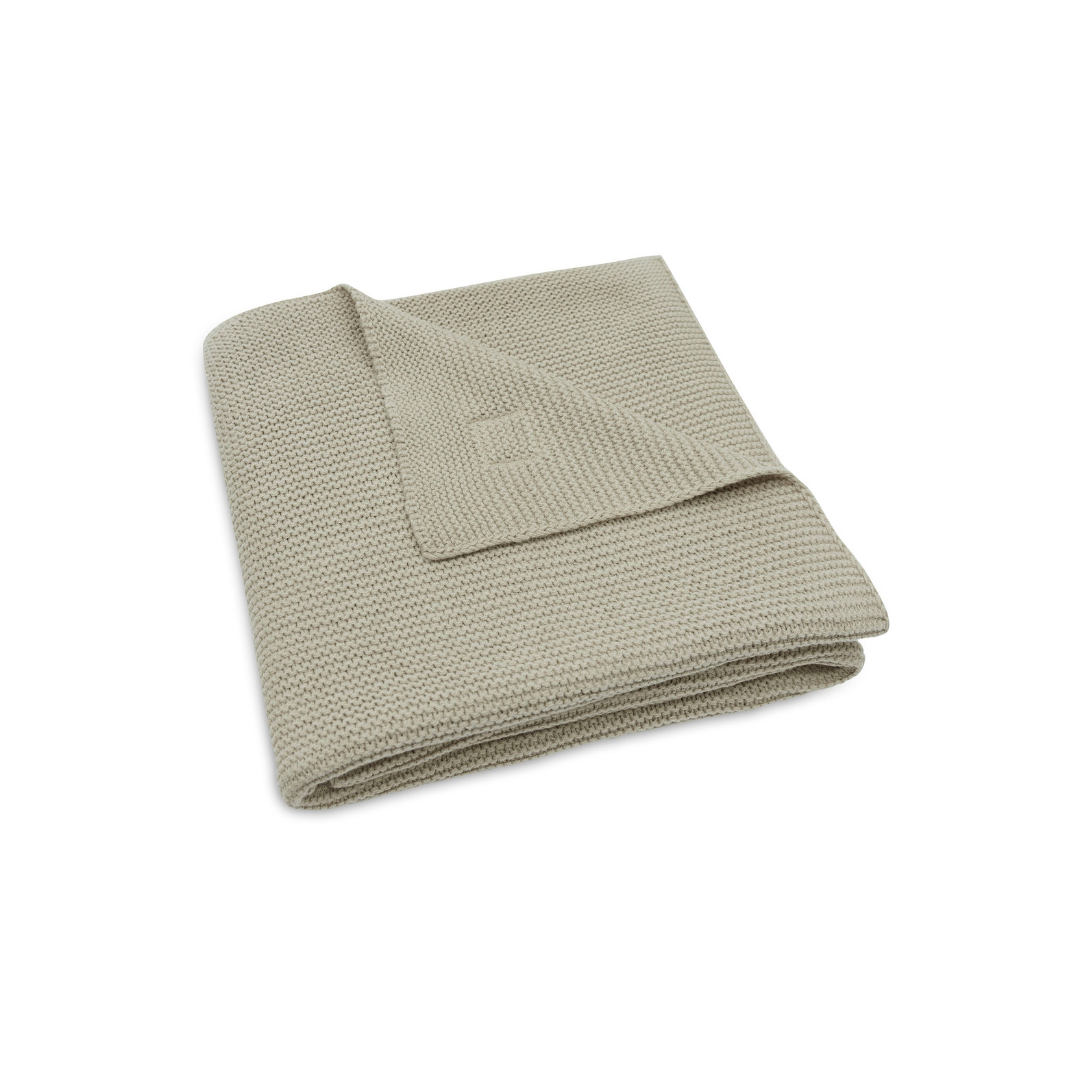 Decke 75x100cm Basic Knit Olive Green