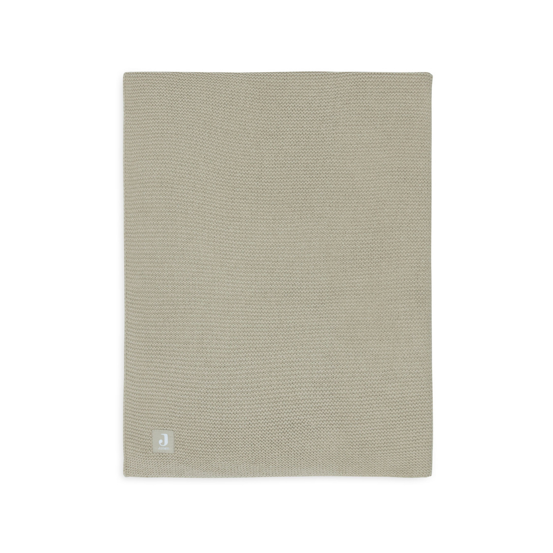 Decke 75x100cm Basic Knit Olive Green