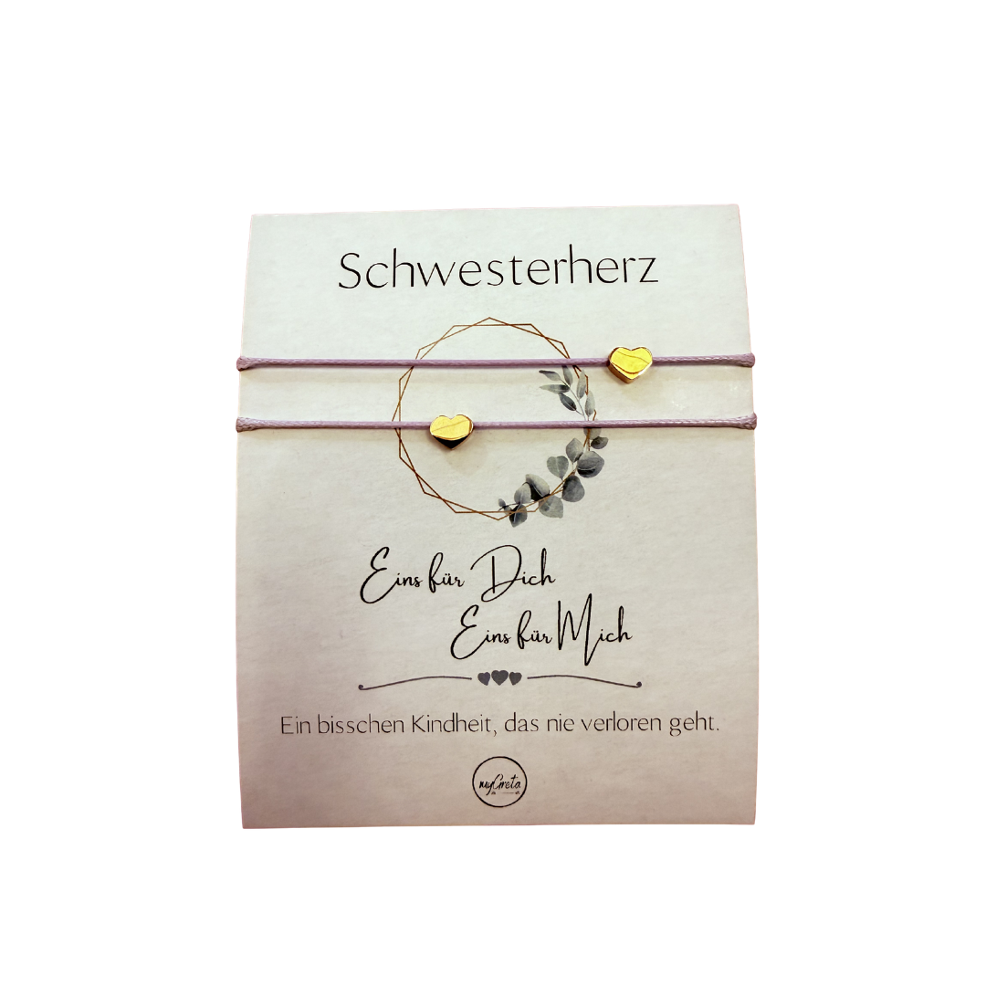 Armband Schwesterherz