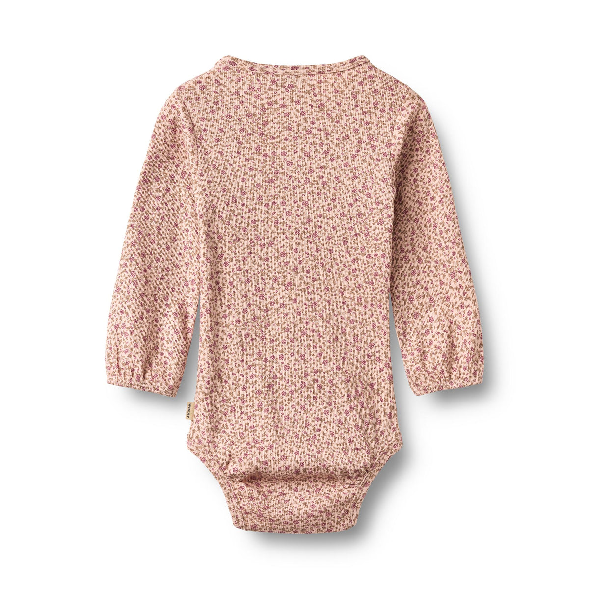 Langarm Body Elmine  - dime rose small flowers