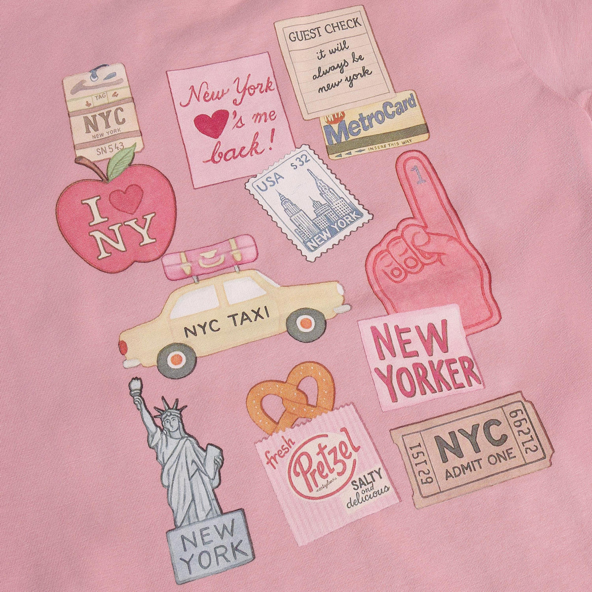 T-Shirt mit Backprint