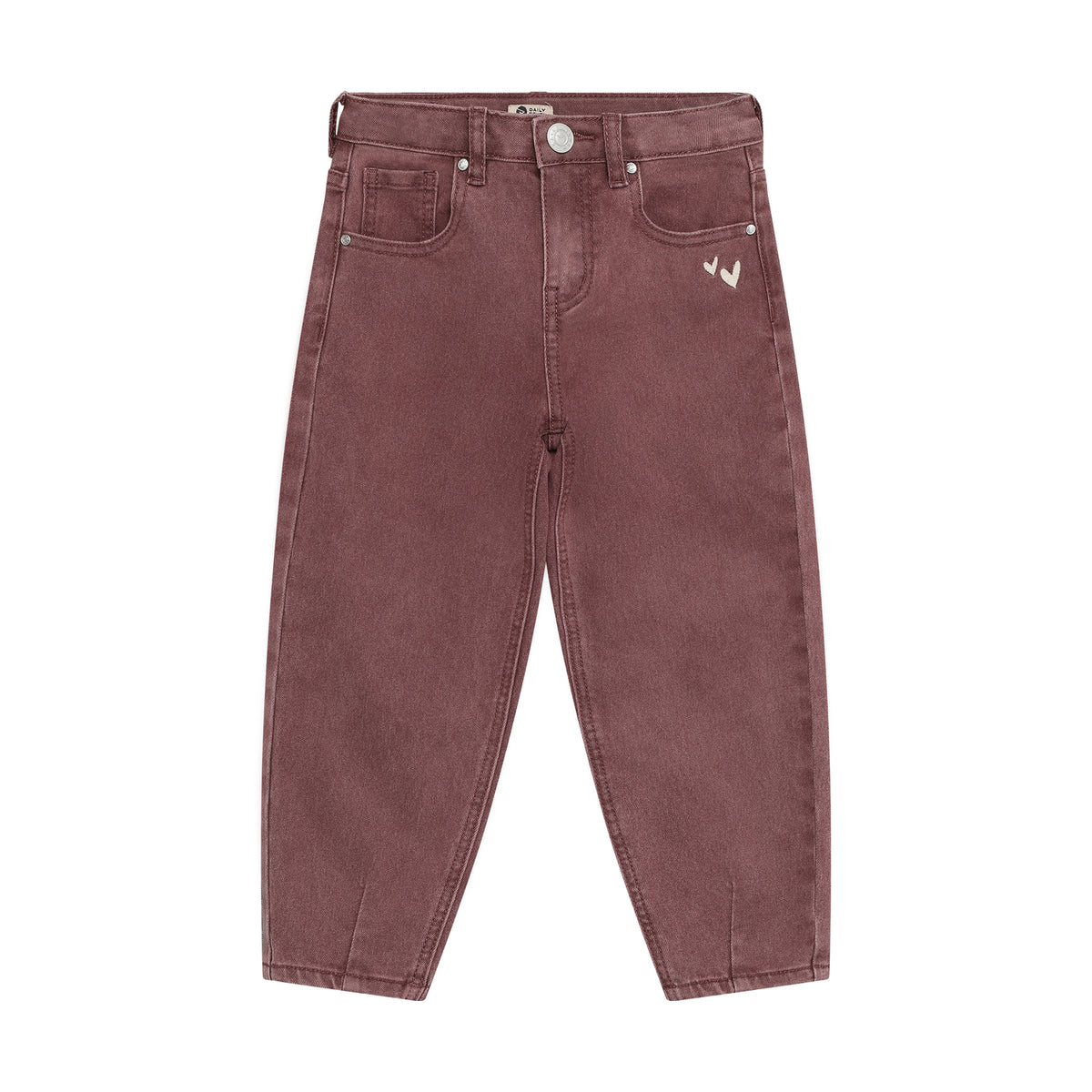Barrel Fit Washed Jeans