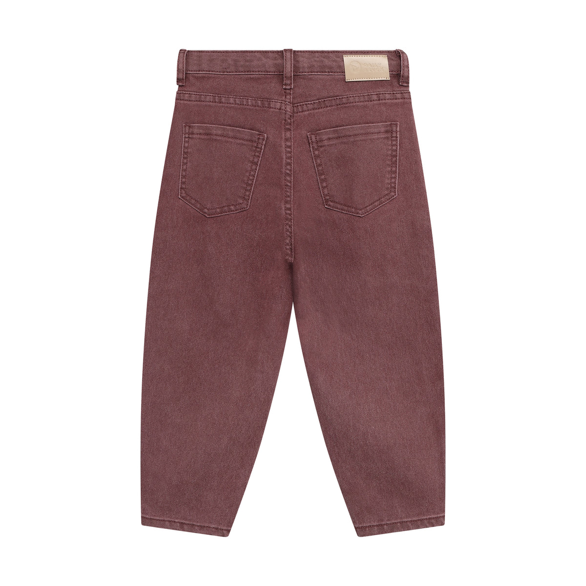 Barrel Fit Washed Jeans