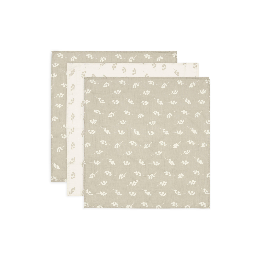 Spucktuch  70x70cm Twig Olive Green (3pack)