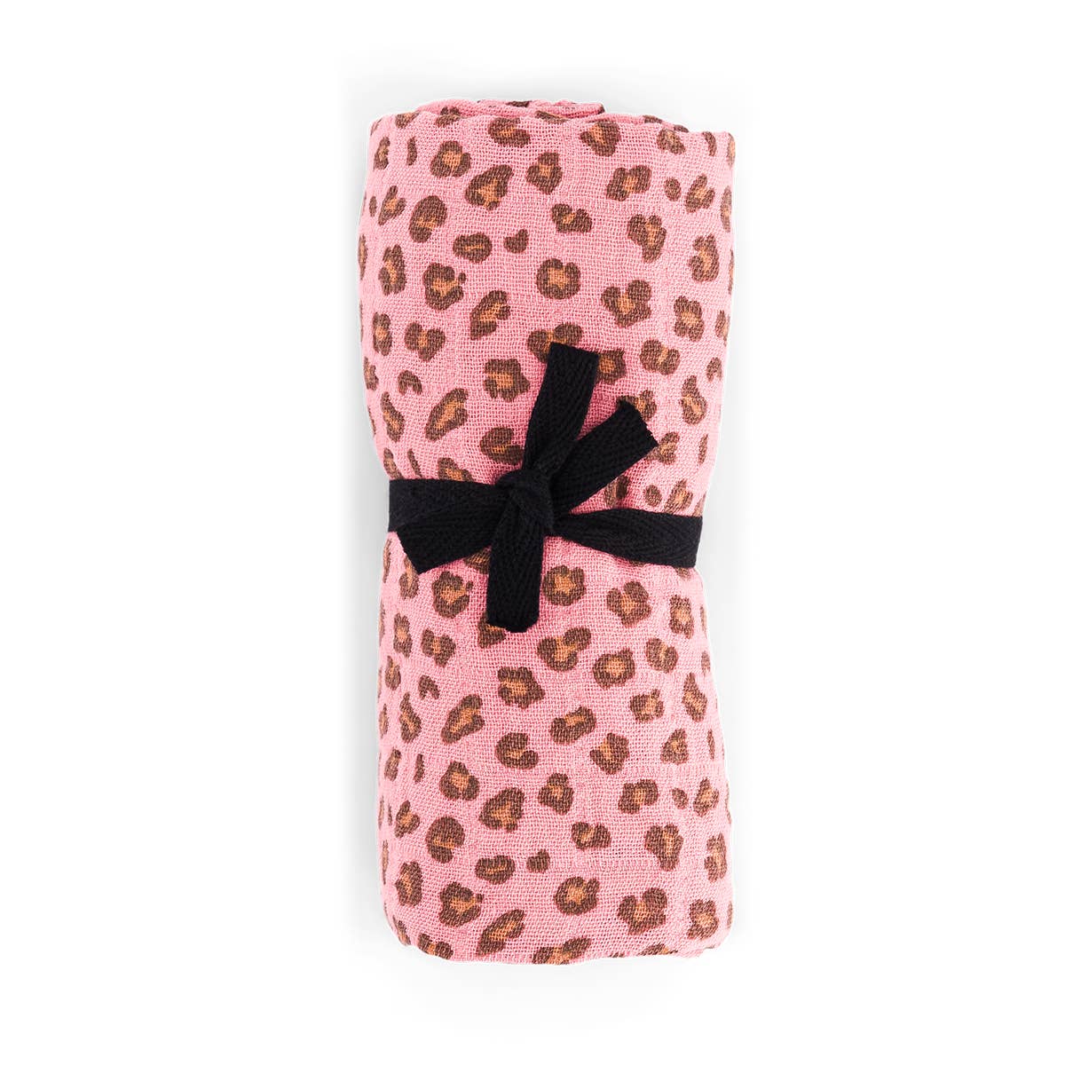 Musselin Halstuch Kinder - pink/leo