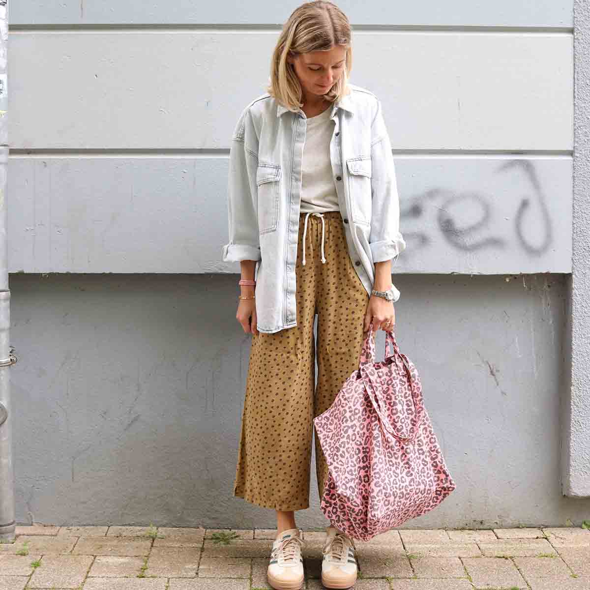 Tragtasche Leo - rosa