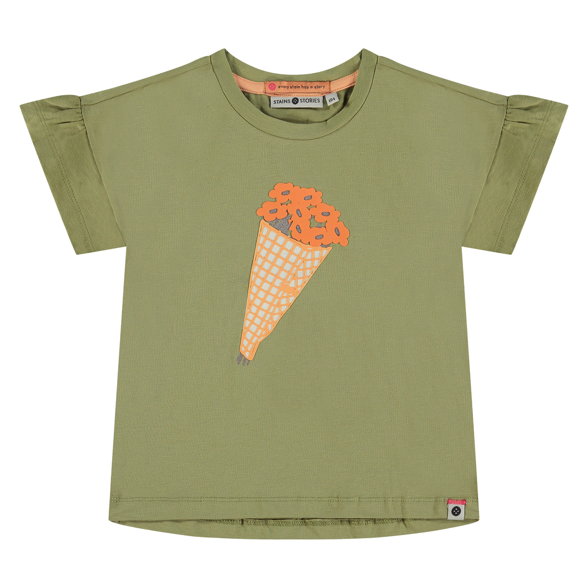 T-Shirt kurzarm - Blumenbouquet