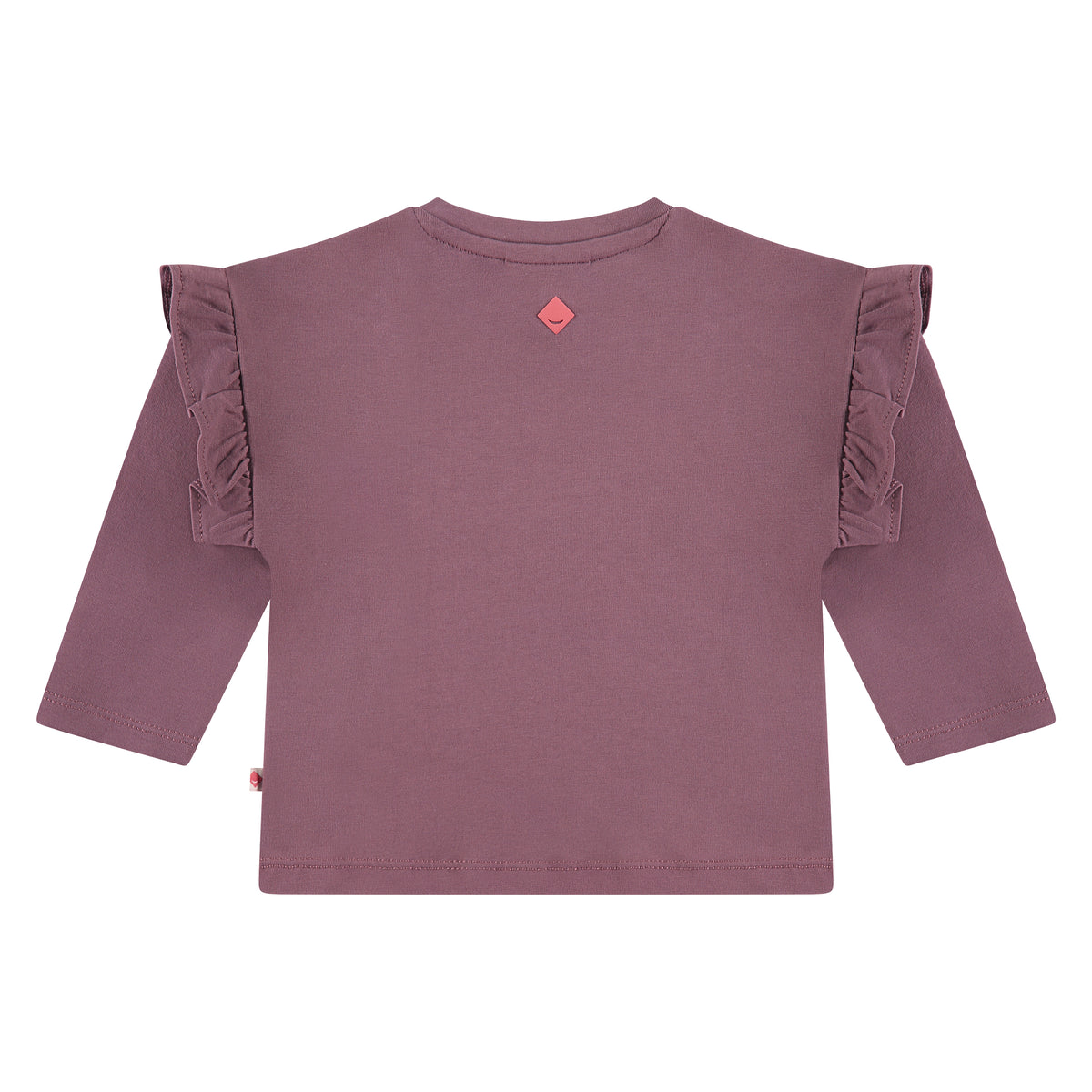 T-Shirt langarm Äpfel - purpel