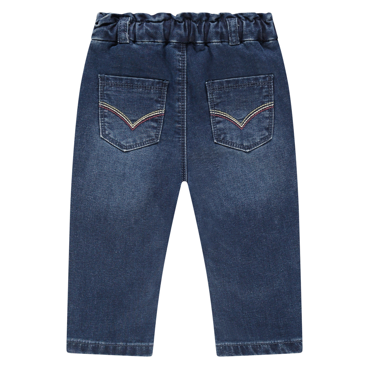 Jeanshose Baby mit Blumen
