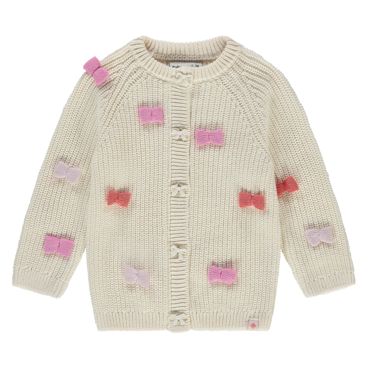 Strickjacke mit Schleifen