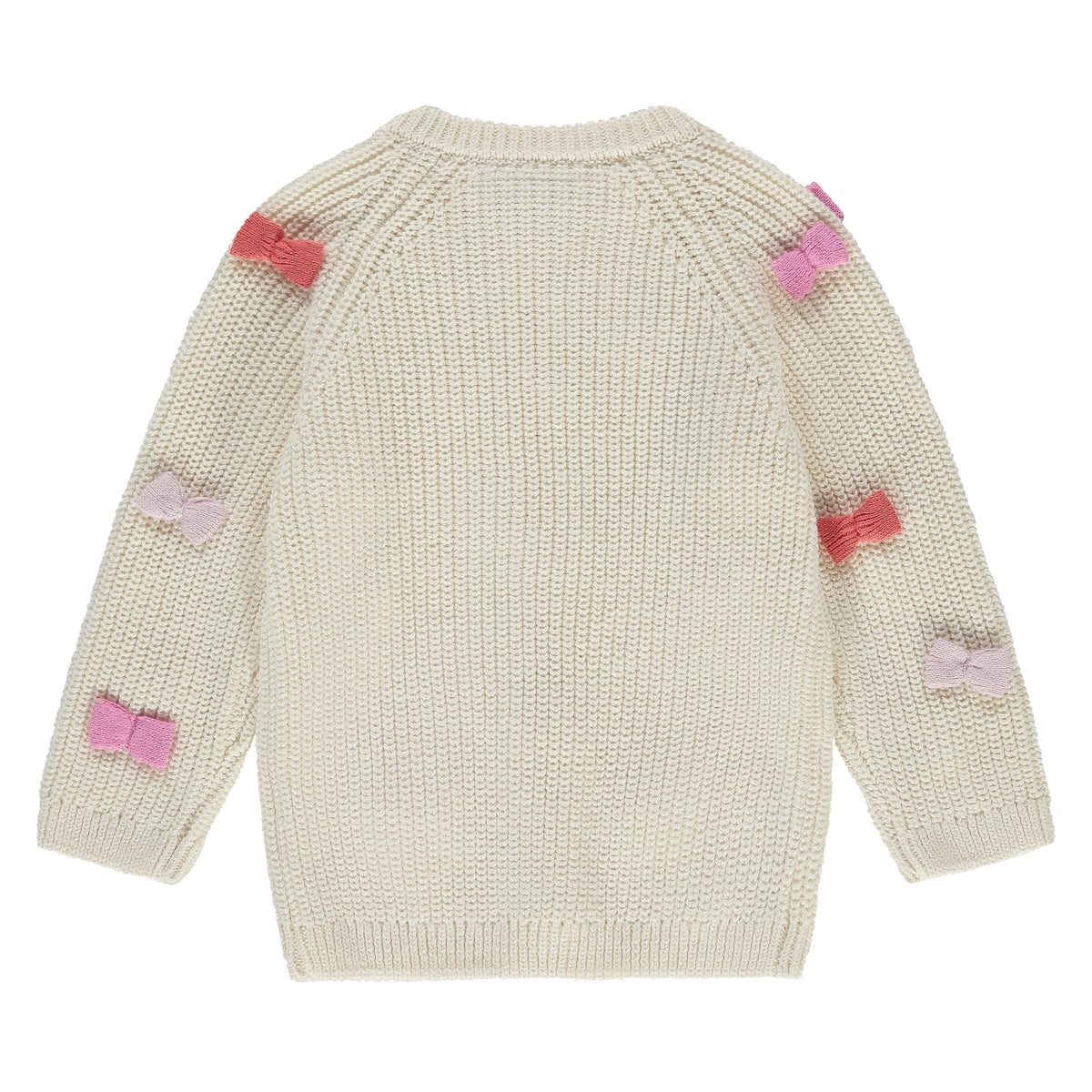 Strickjacke mit Schleifen