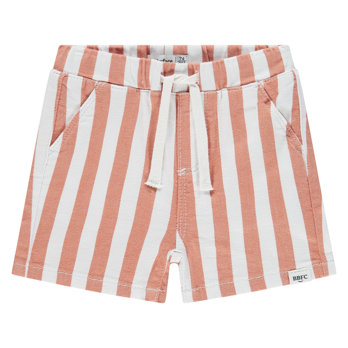 Short gestreift - orange/beige
