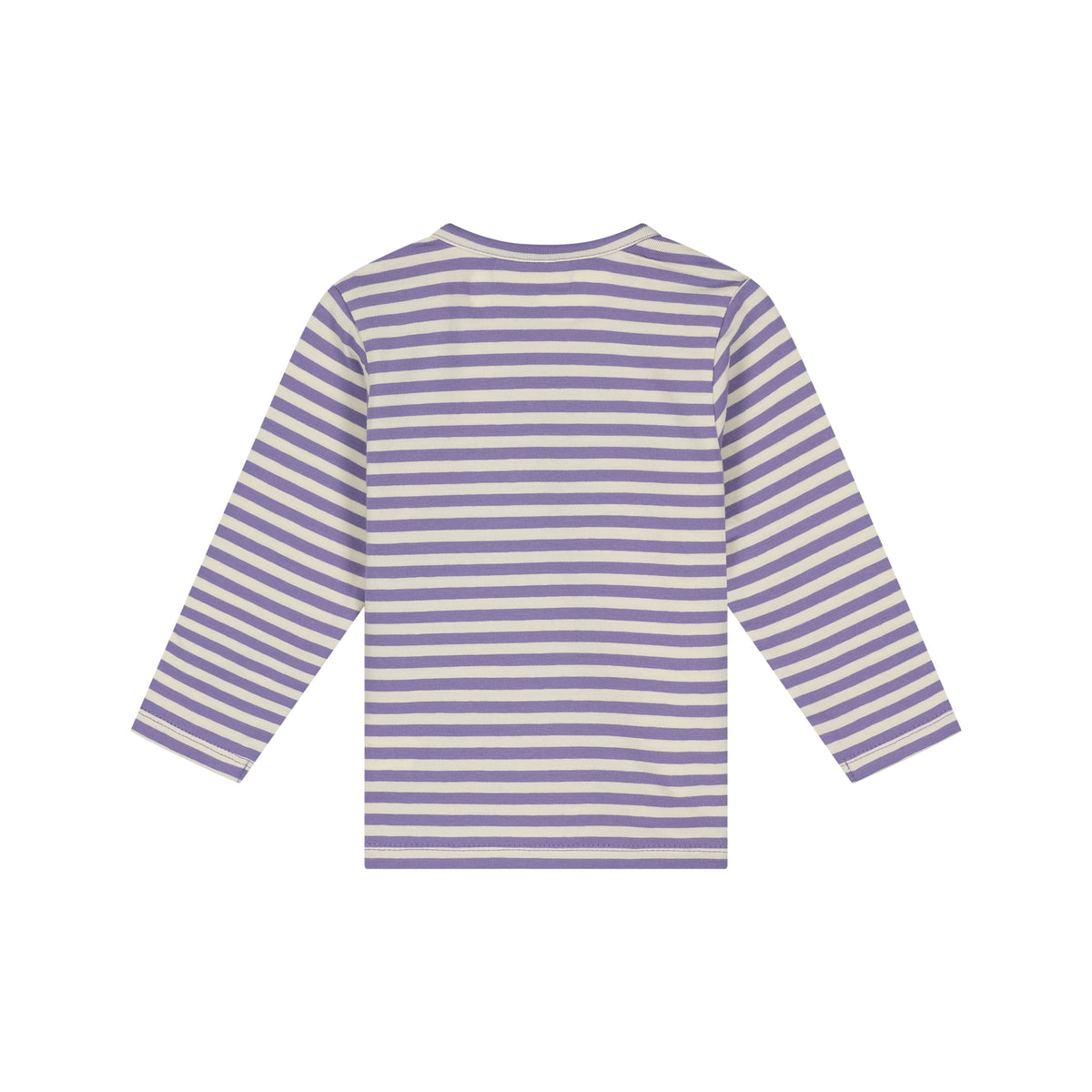 Longsleeve Basic - lila/gestreift