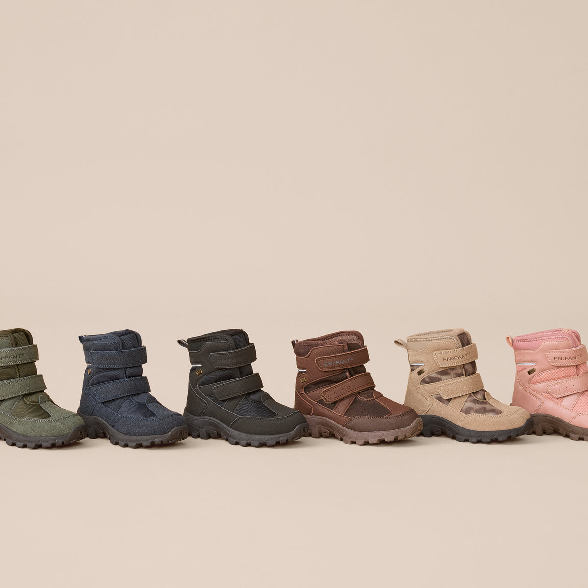 Winterboots Velcro TEX - rosa