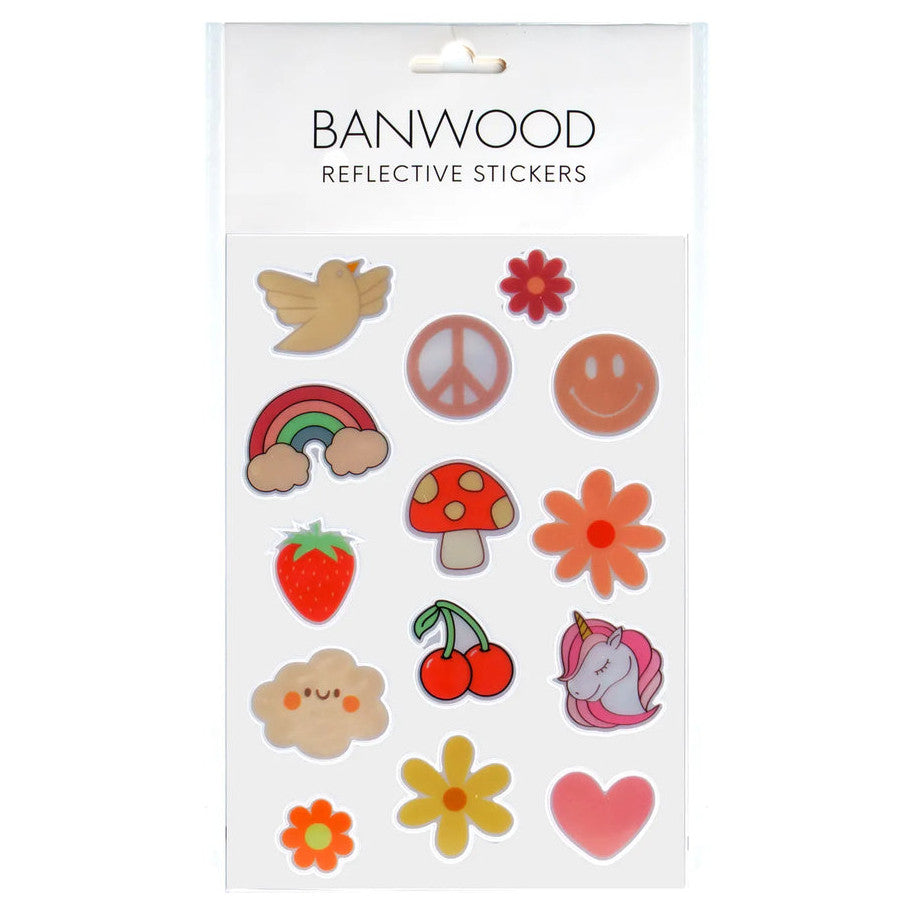Reflektierende Sticker - Rosa