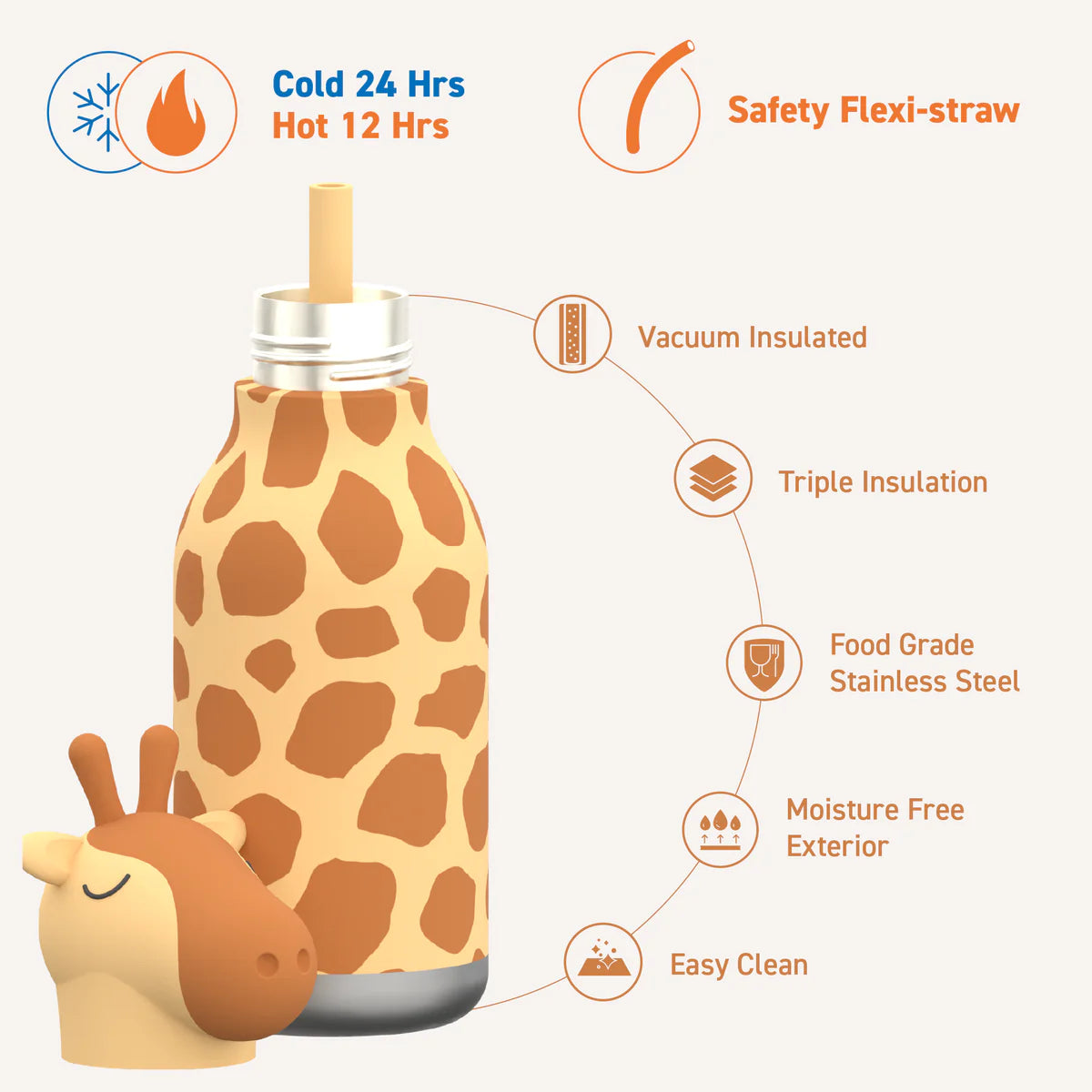 Kindertrinkflasche - Giraffe