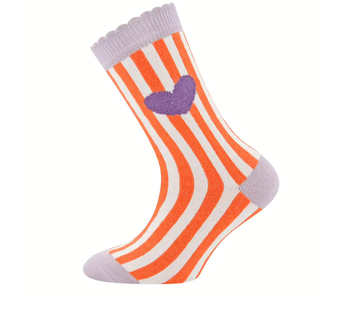 Familiensocken Herz - Orange