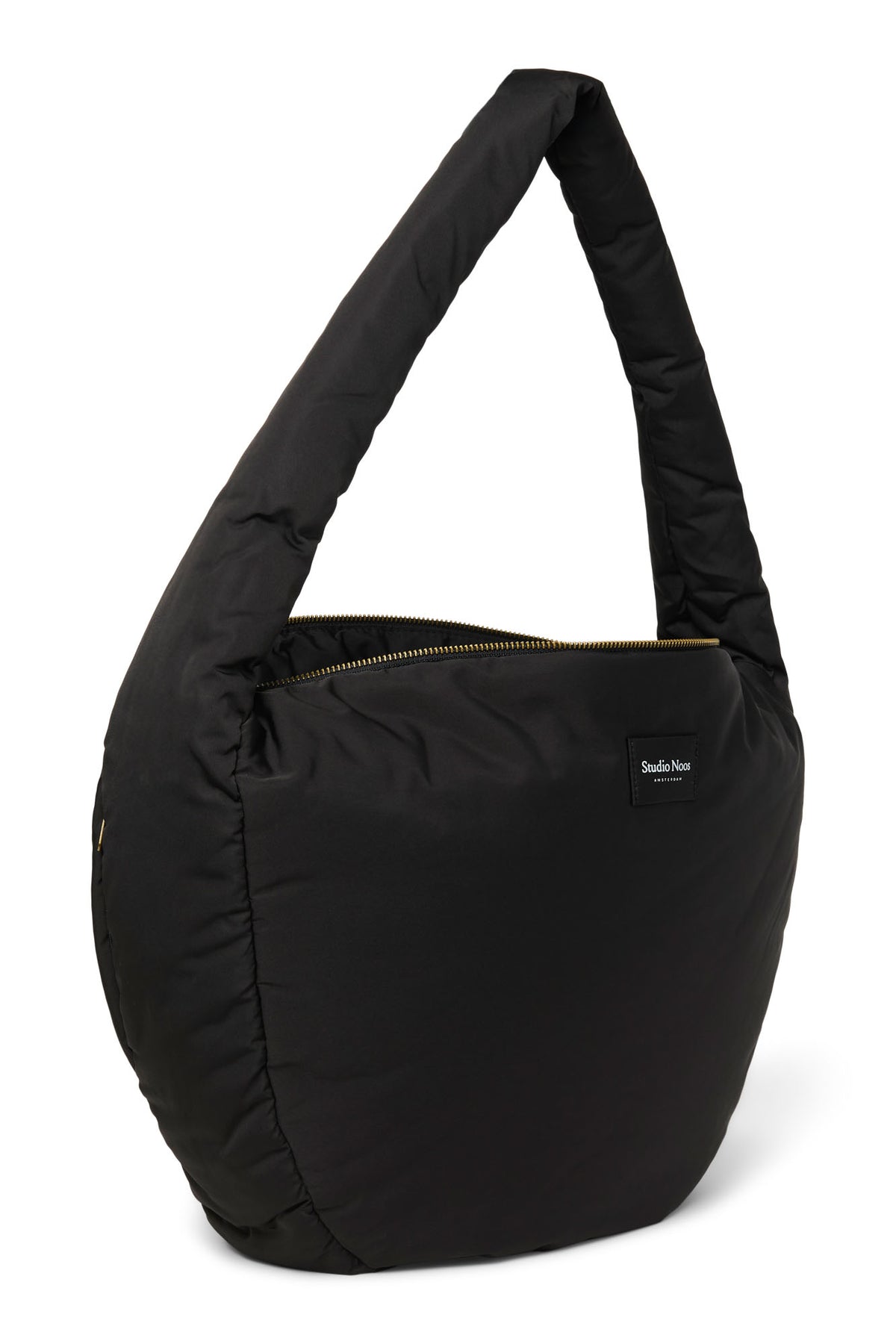 Puﬀy Cross Body Bag - Schwarz