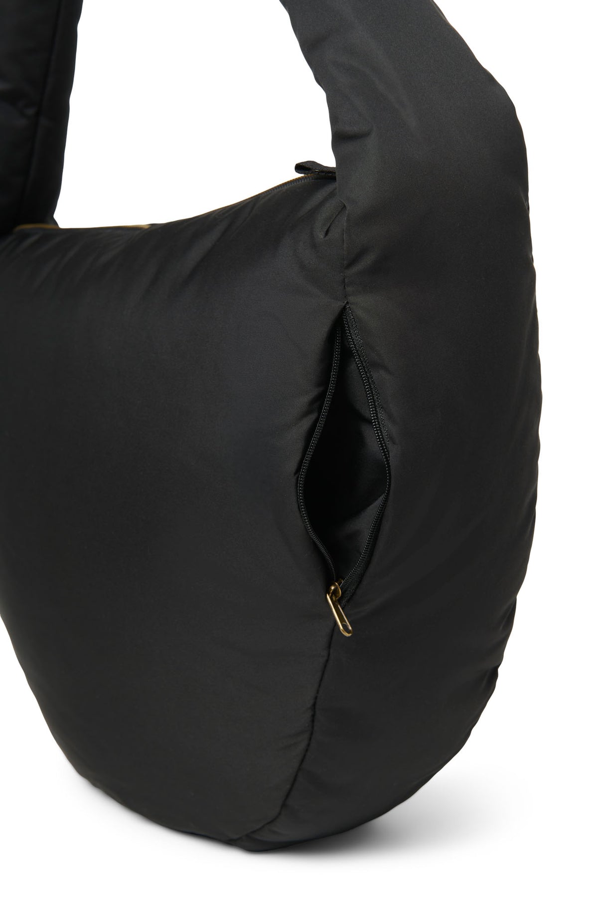Puﬀy Cross Body Bag - Schwarz