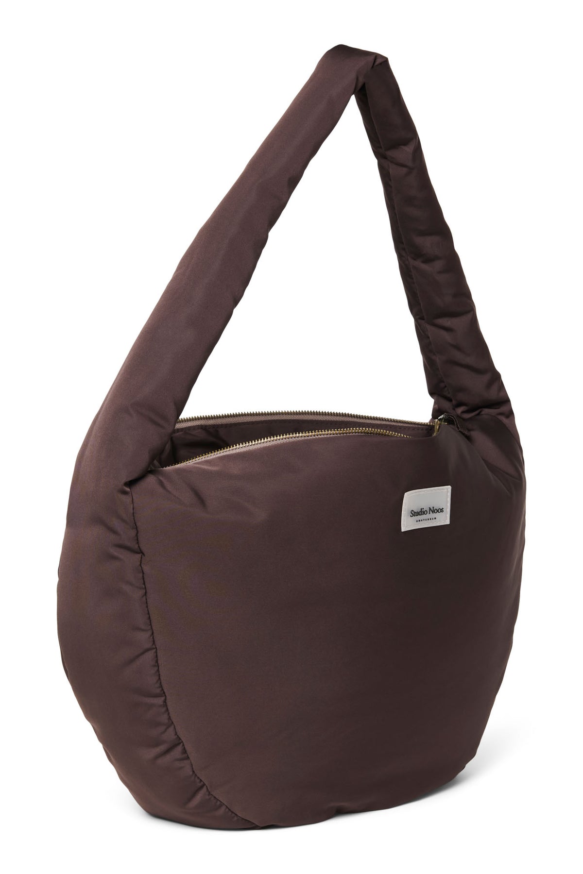 Puﬀy Cross Body Bag - Braun