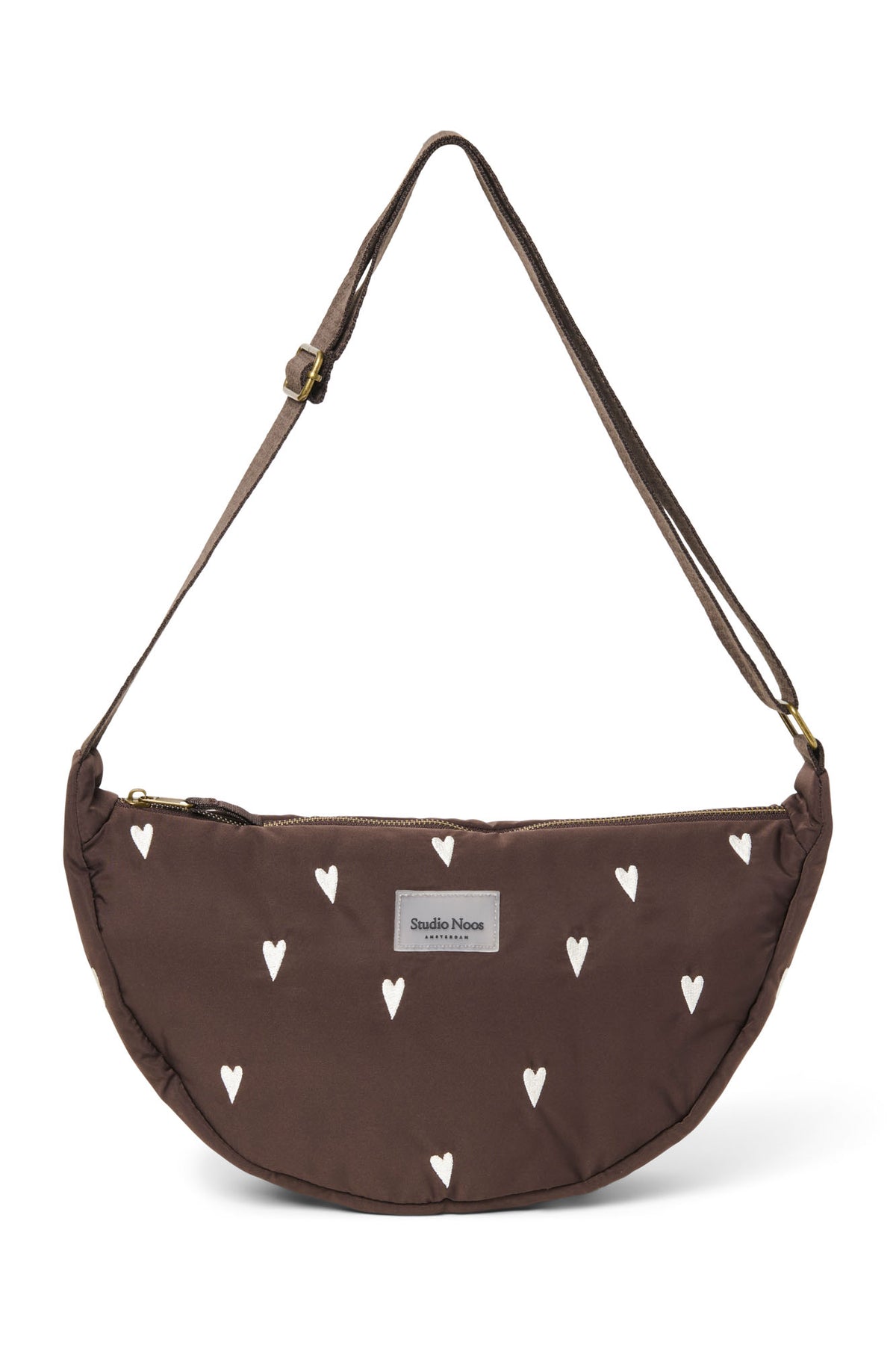Puffy Adult Fanny Pack - Braun Herz