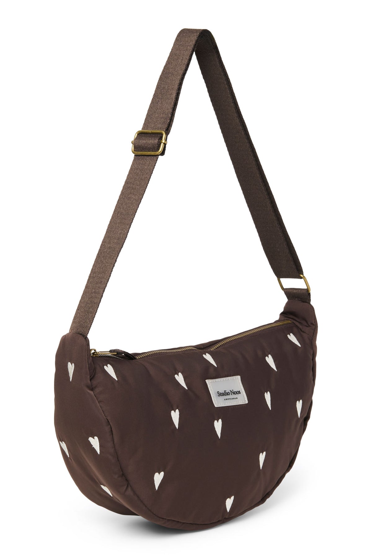 Puffy Adult Fanny Pack - Braun Herz