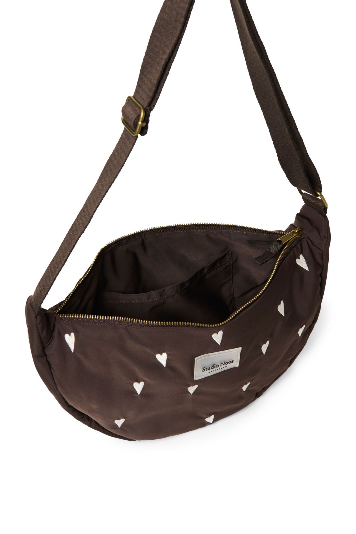 Puffy Adult Fanny Pack - Braun Herz