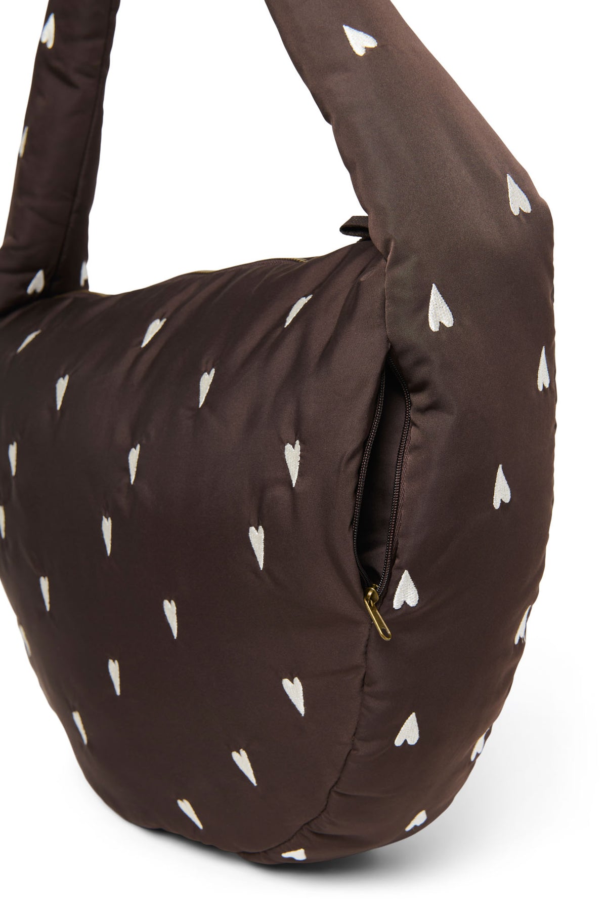 Puﬀy Cross Body Bag - Braun Herz