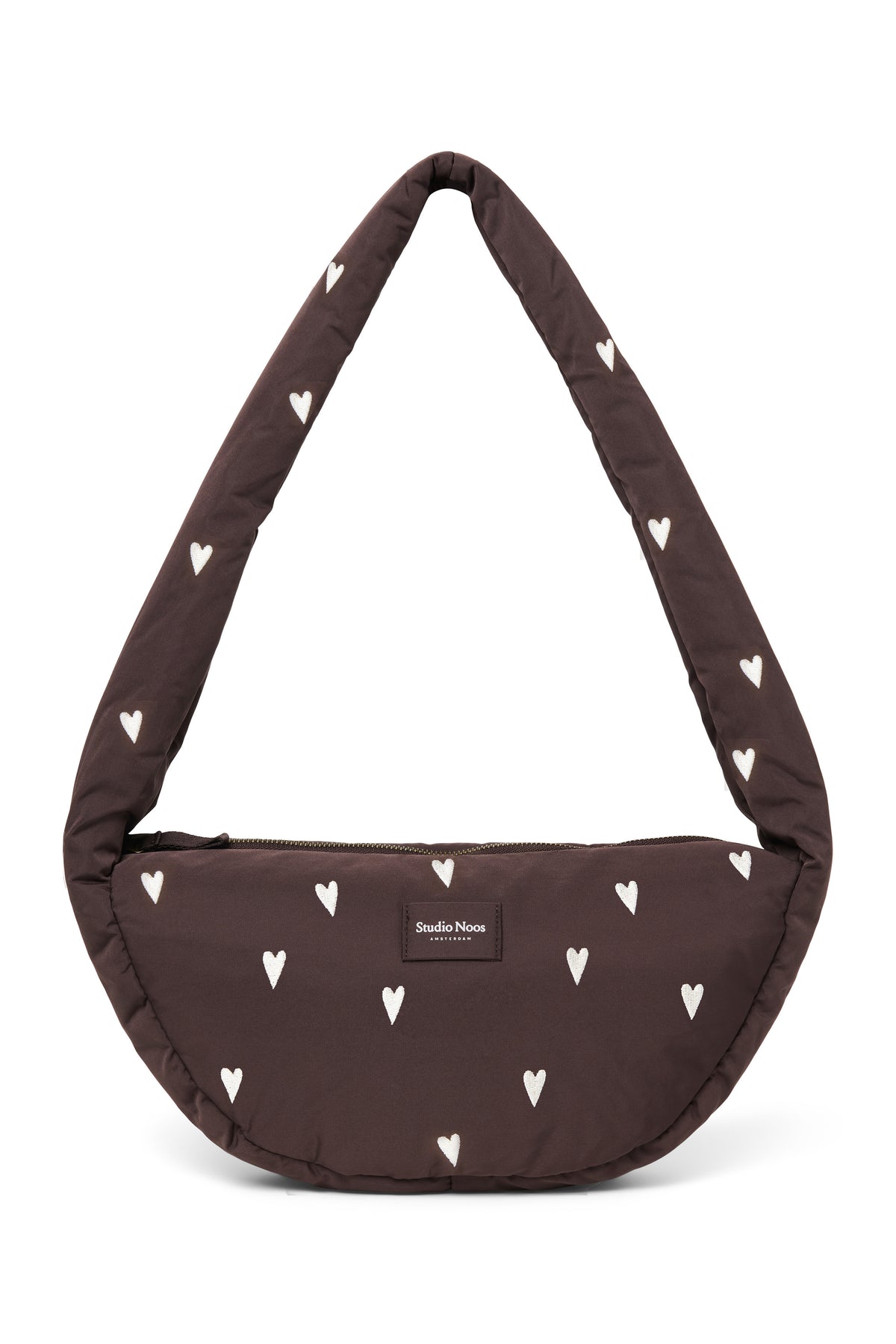 Puffy Mini Crossbody Bag - Braun Herz