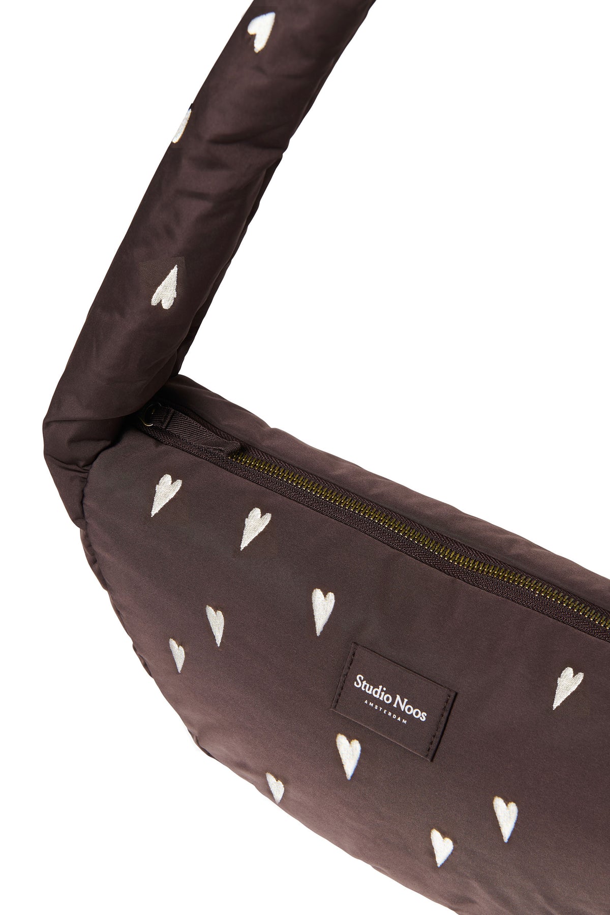 Puffy Mini Crossbody Bag - Braun Herz