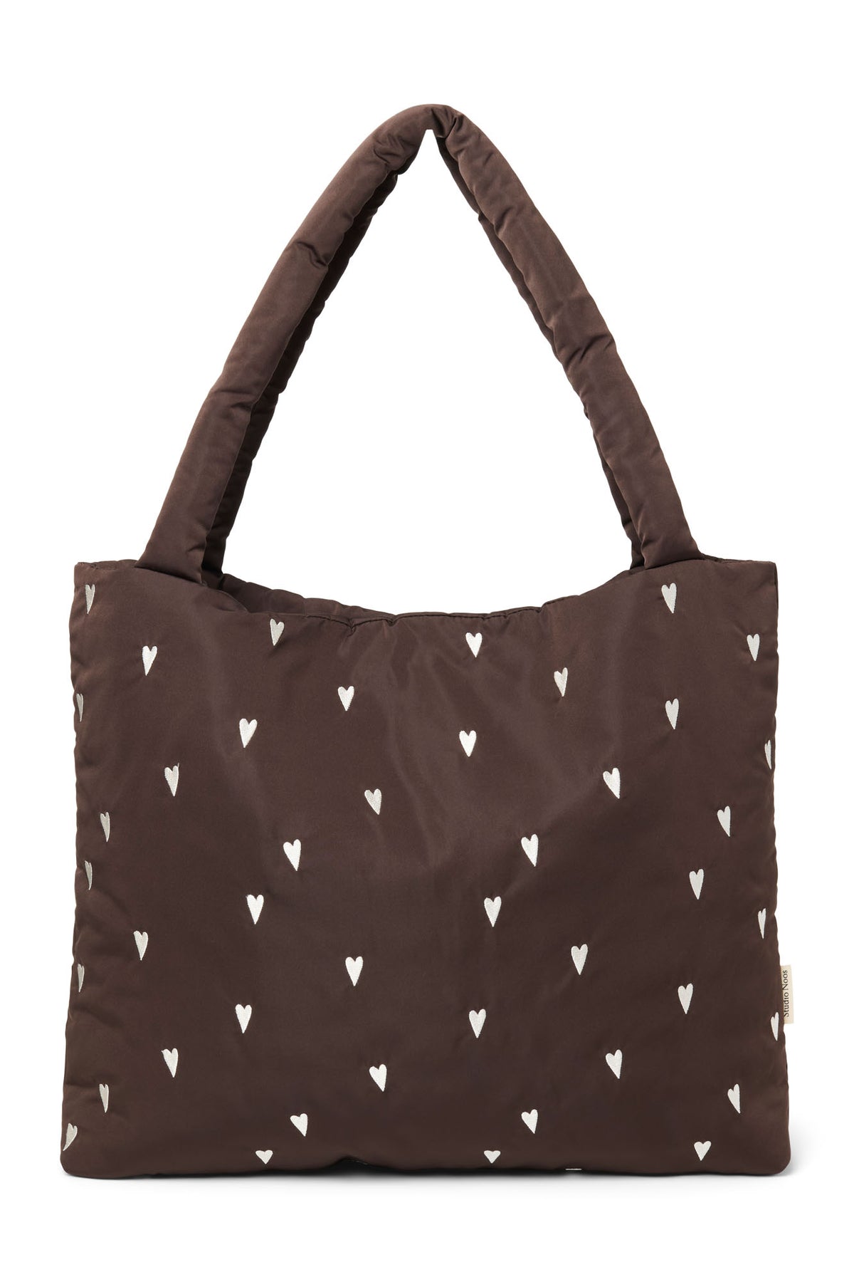 Puffy Mom Bag Herz - Braun