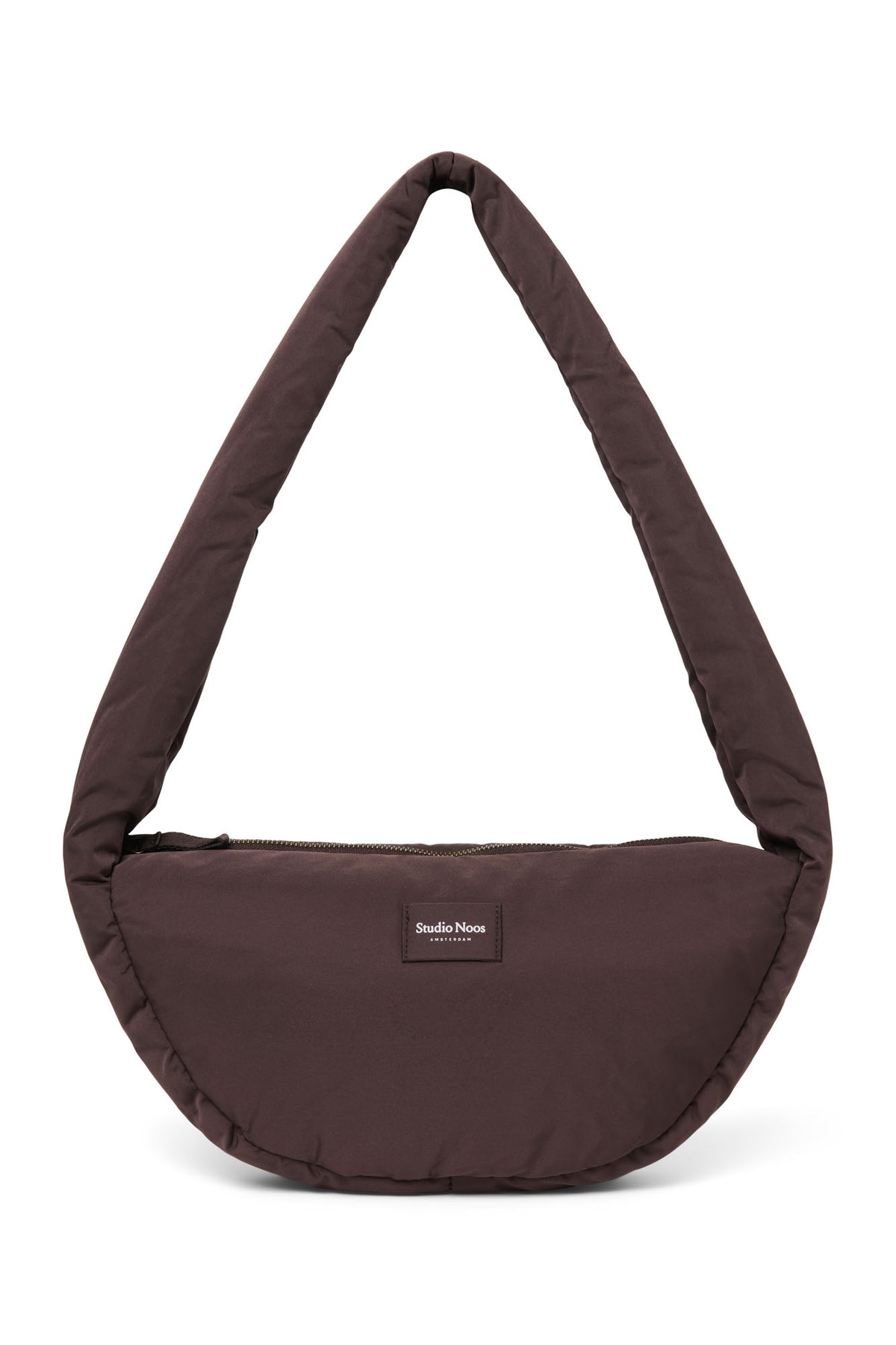 Teddy Puffy Mini Crossbody Bag - Braun