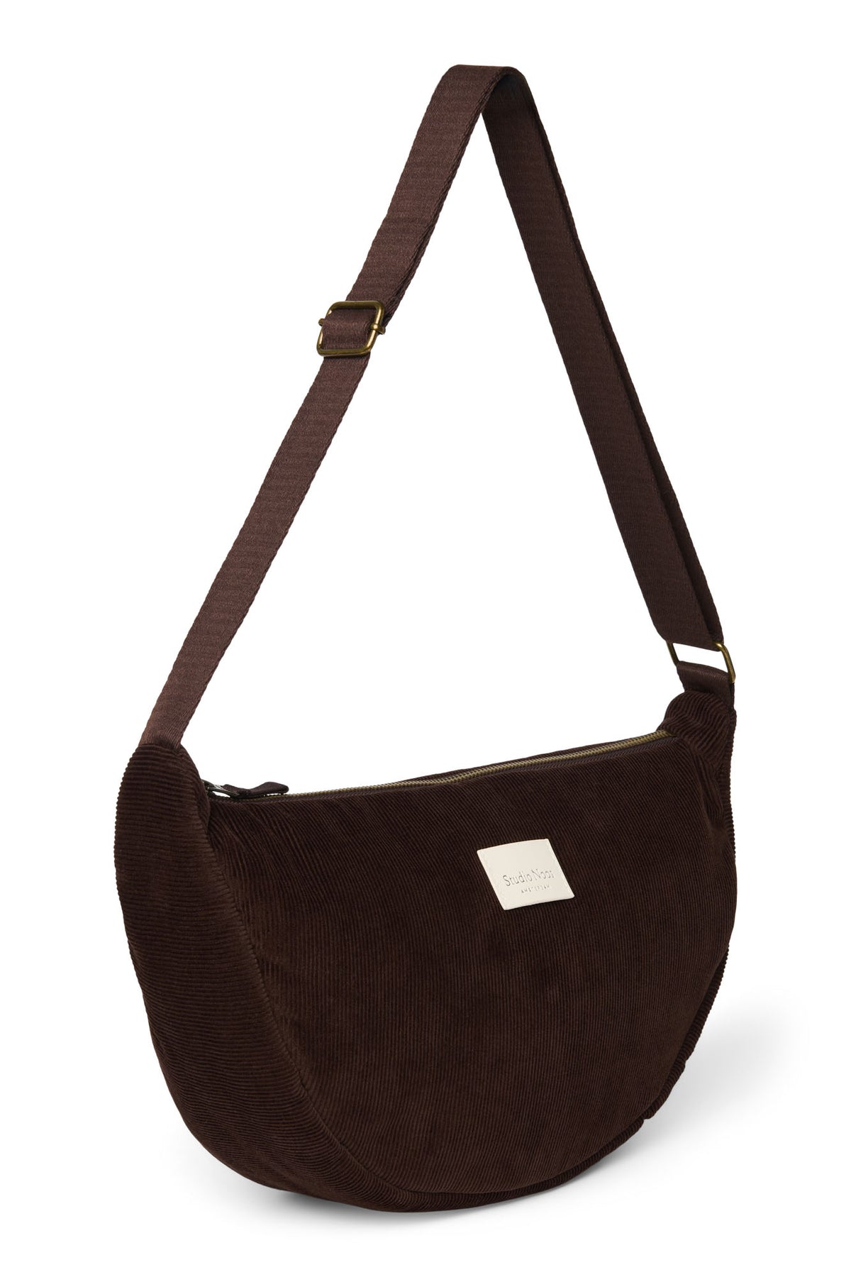 Rib Puffy Adult Fanny Pack - Dark Brown