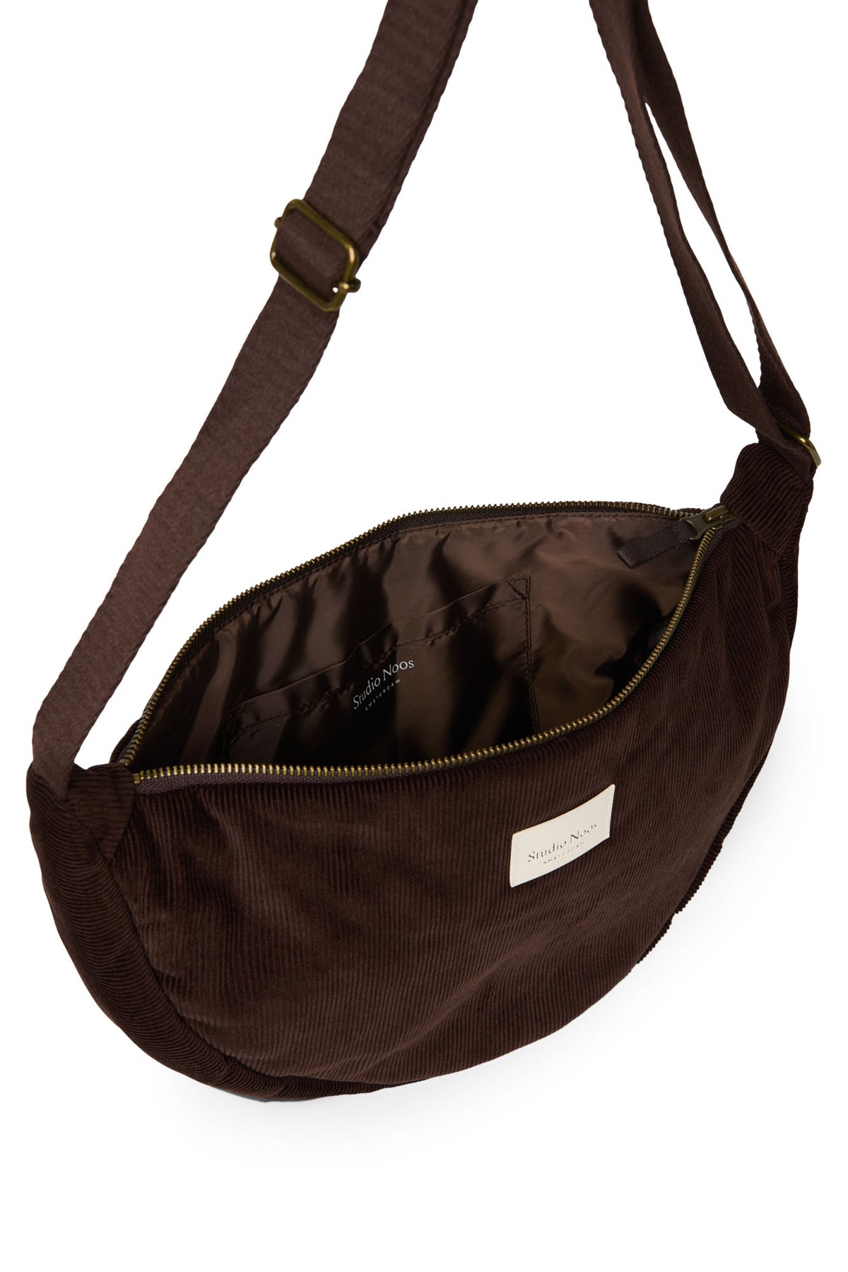 Rib Puffy Adult Fanny Pack - Dark Brown