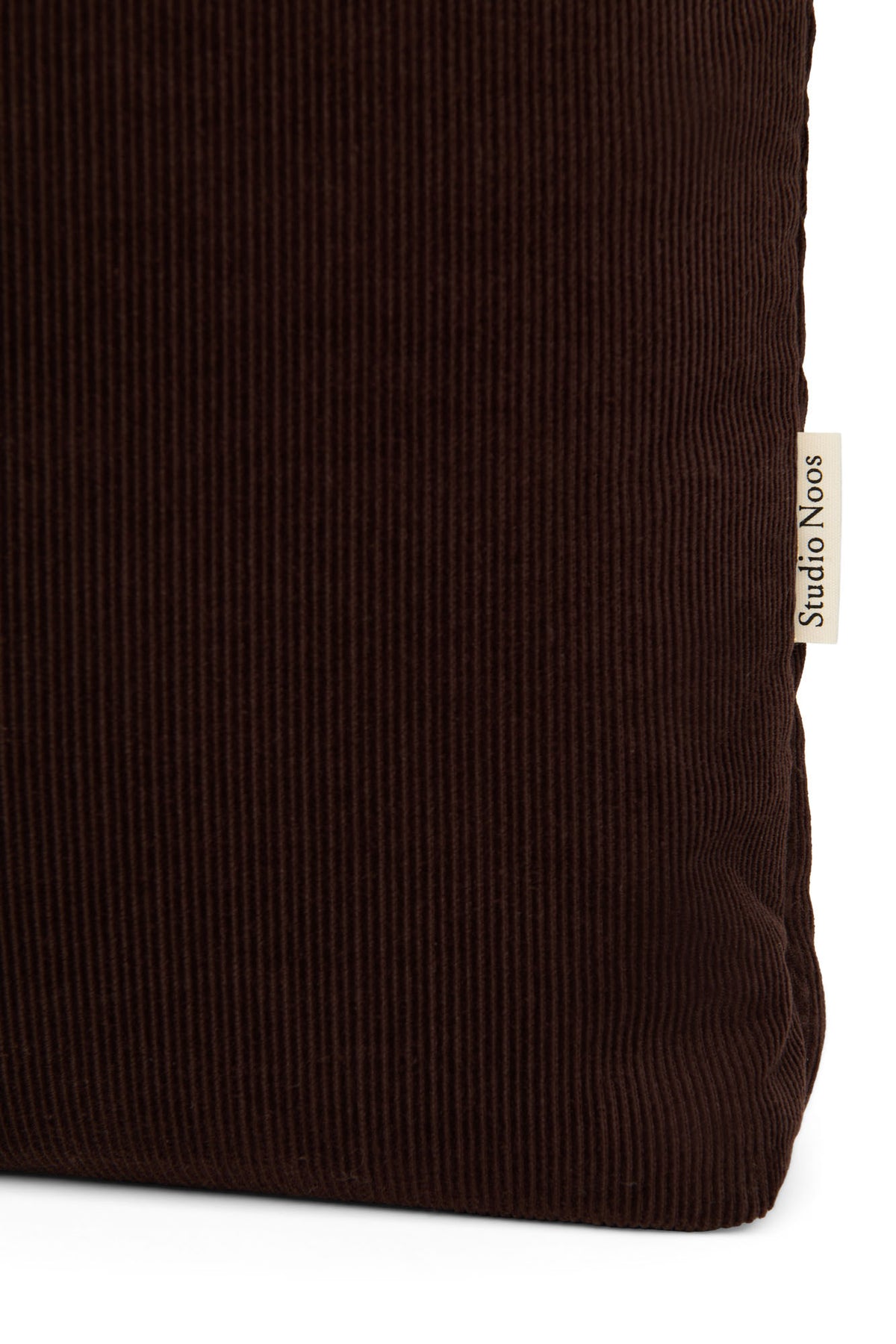 Rib Puffy Mom Bag - Dark Brown