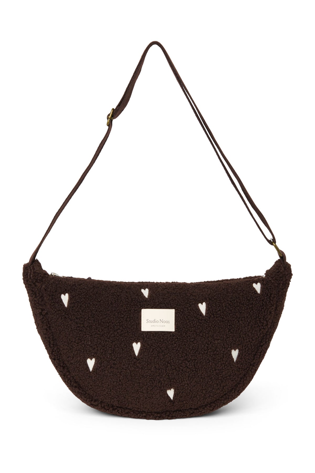 Teddy Adult Fanny Pack - Hearts Chocolate
