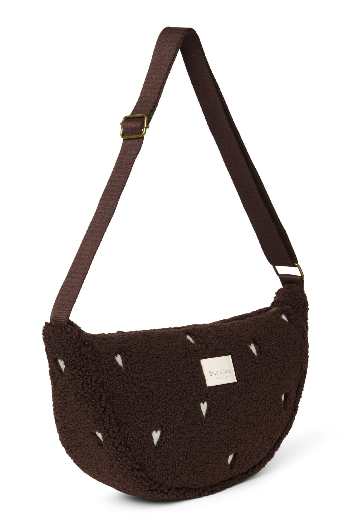 Teddy Adult Fanny Pack - Hearts Chocolate