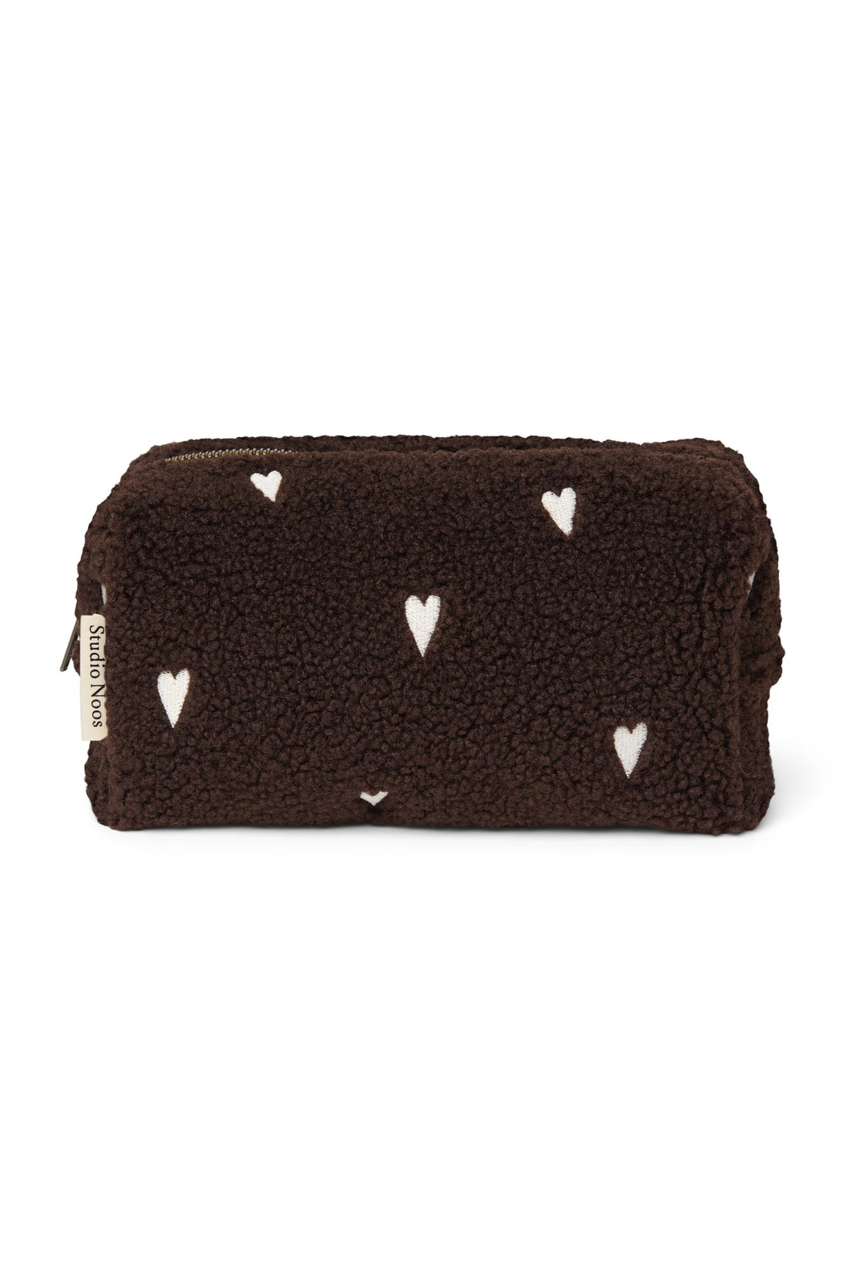 Teddy Pouch - Hearts Chocolate