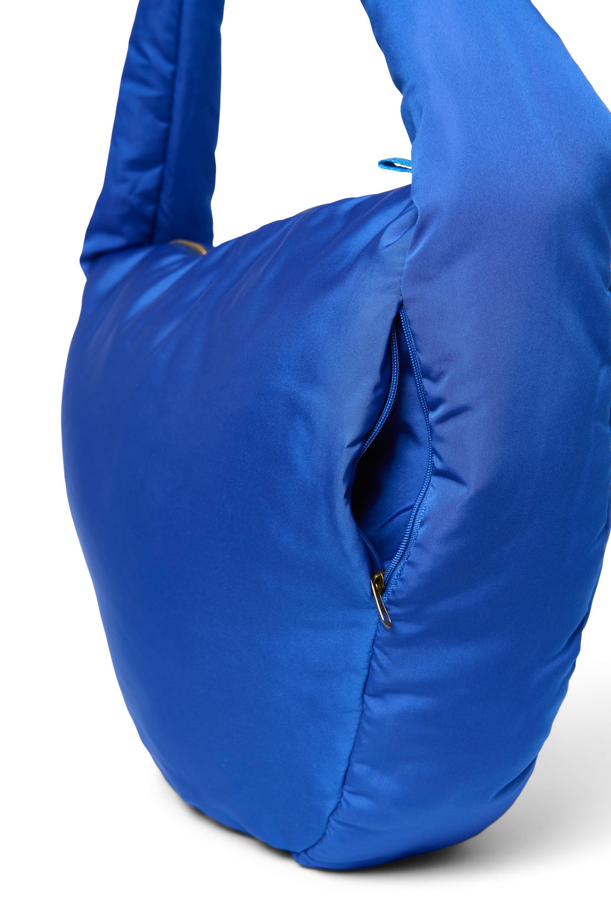 Puﬀy Cross Body Bag - Blau